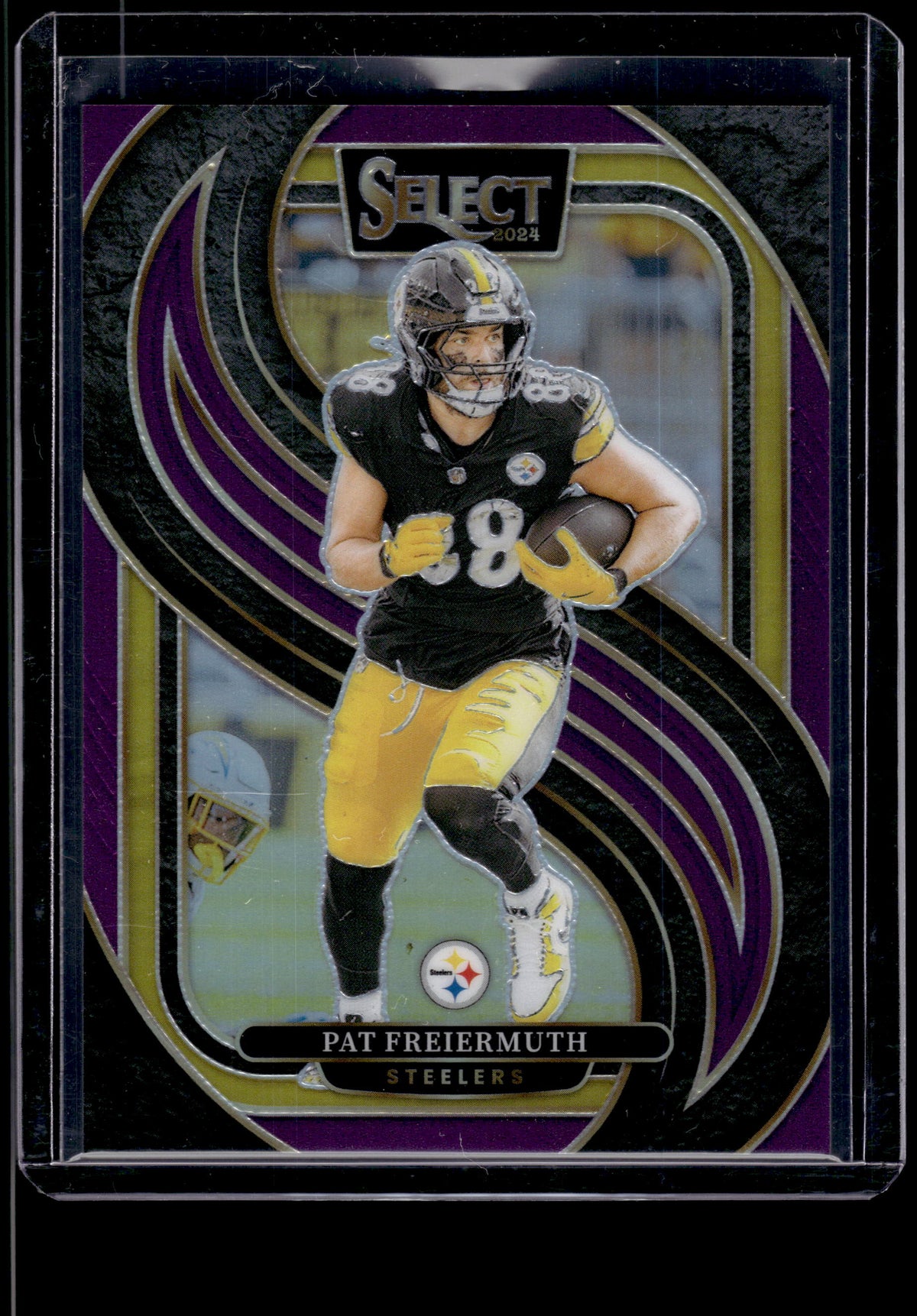 HL-P02 2024 Panini Select Prizm Premier Level Pat Freiermuth #186 Purple /75