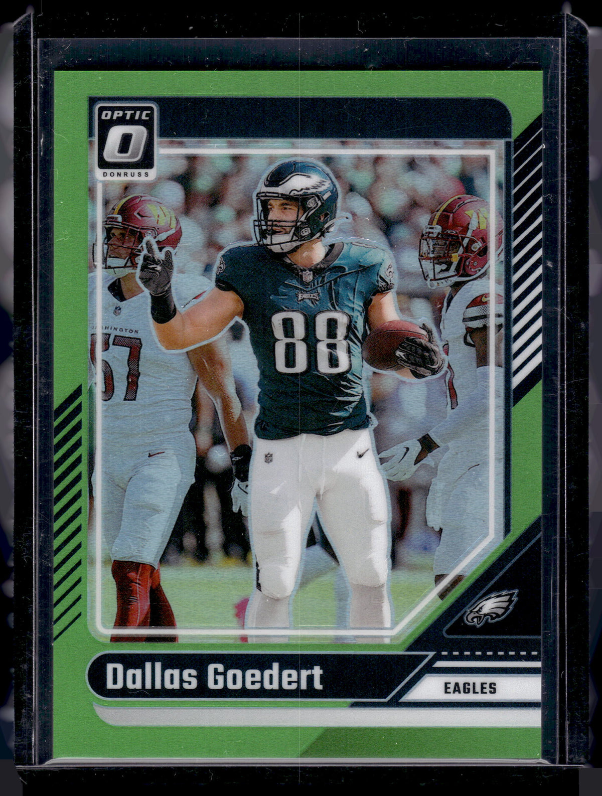 HL-P02 2024 Panini Donruss Optic Dallas Goedert #162 Lime Green /50