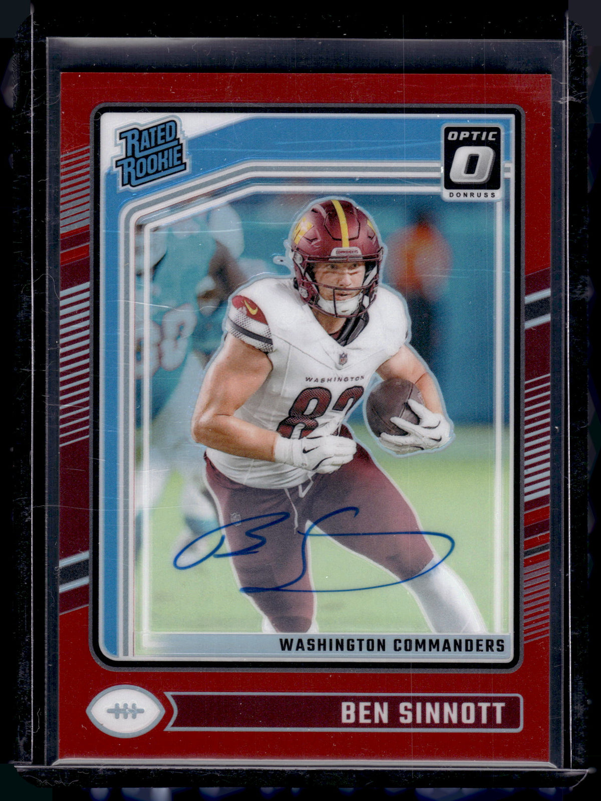 HL-P02 2024 Panini Donruss Optic Prizm Ben Sinnott #207 Red /75 Auto