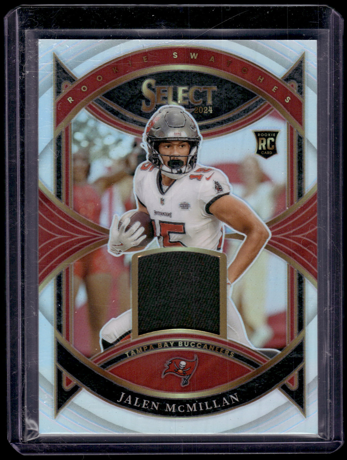 HL-P02 2024 Select Rookie Swatches Jalen McMillan #RS-JMN Silver Prizm /125