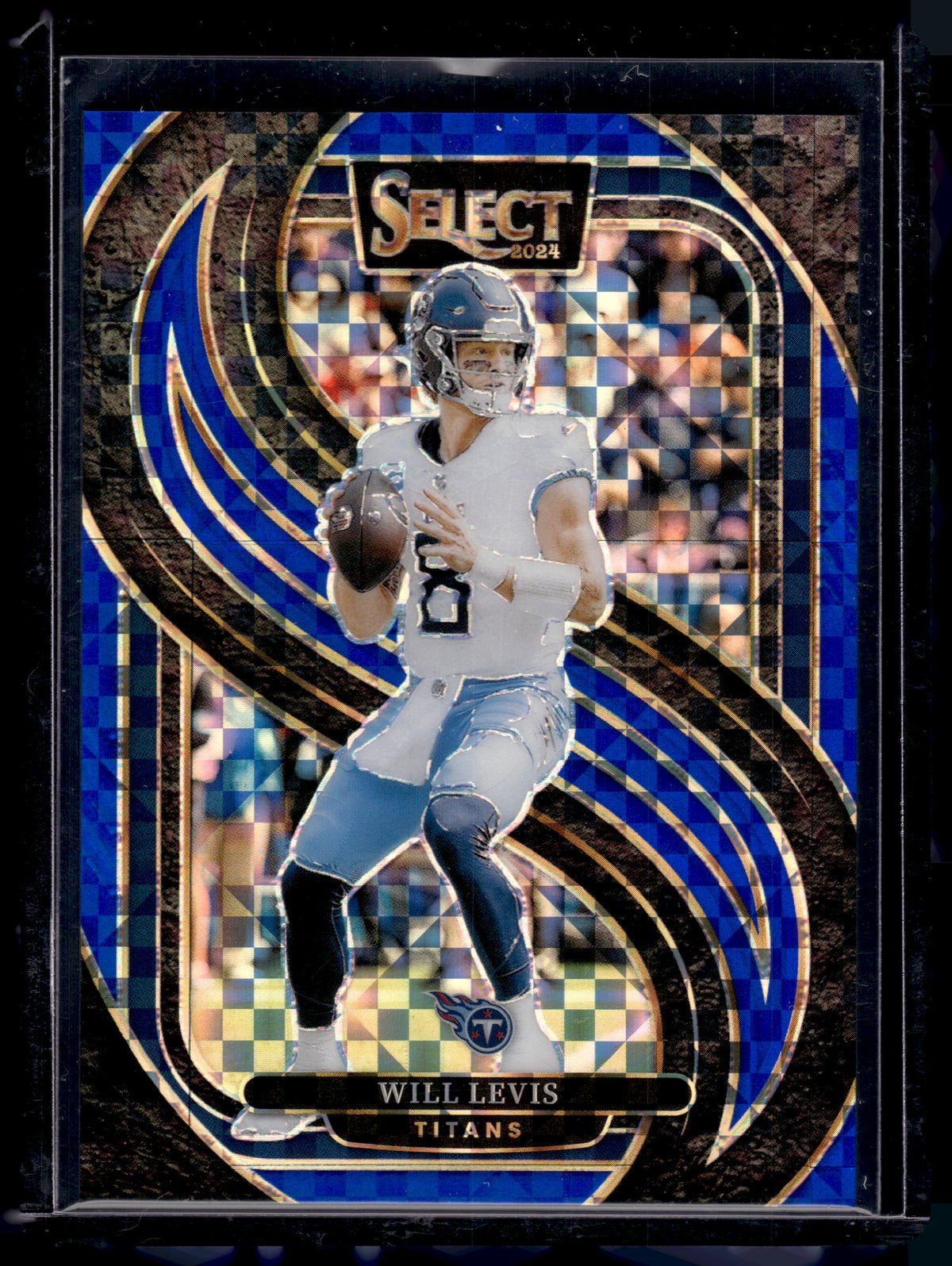 2024 Select Will Levis Blue Checkerboard /175 Premier #200