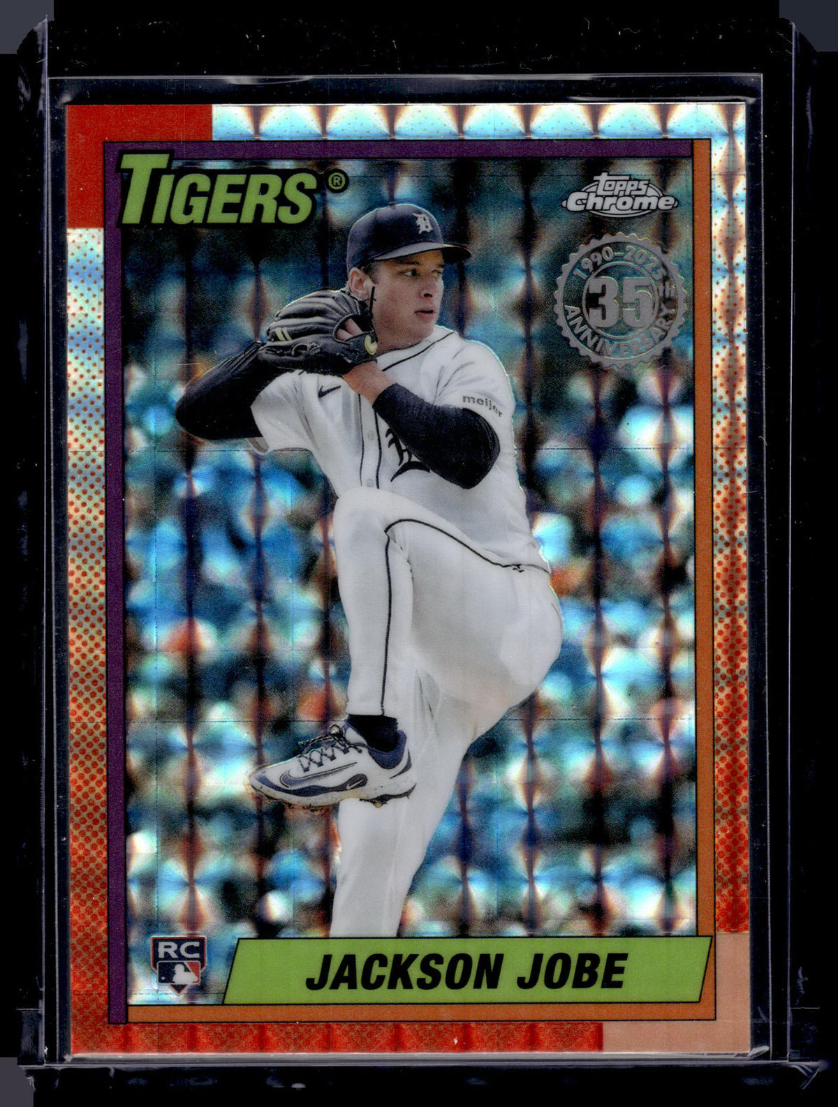 HL-P01 2025 Topps Chrome Jackson Jobe RC 1990 Topps Geometric Refractor #90CU-17