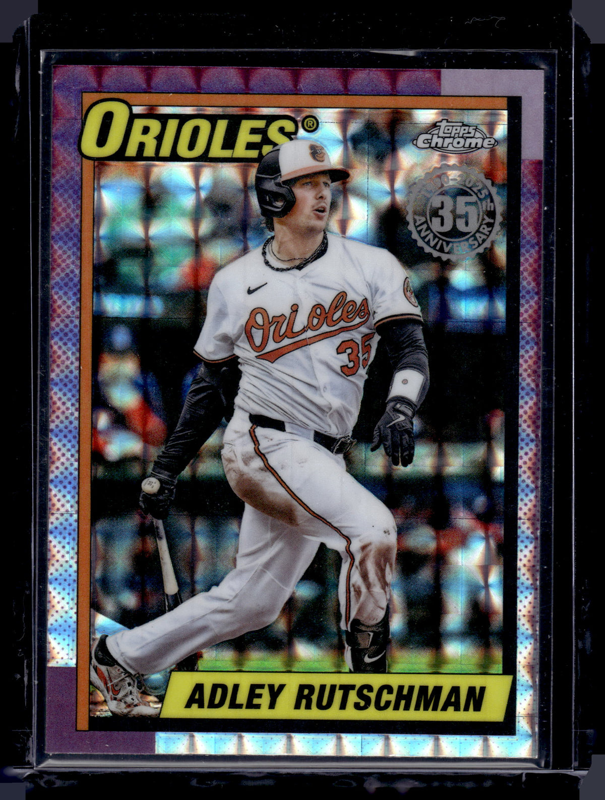 HL-P01 2025 Topps Chrome Topps Baseball Adley Rutschman #90CU-8 Geometric Refr