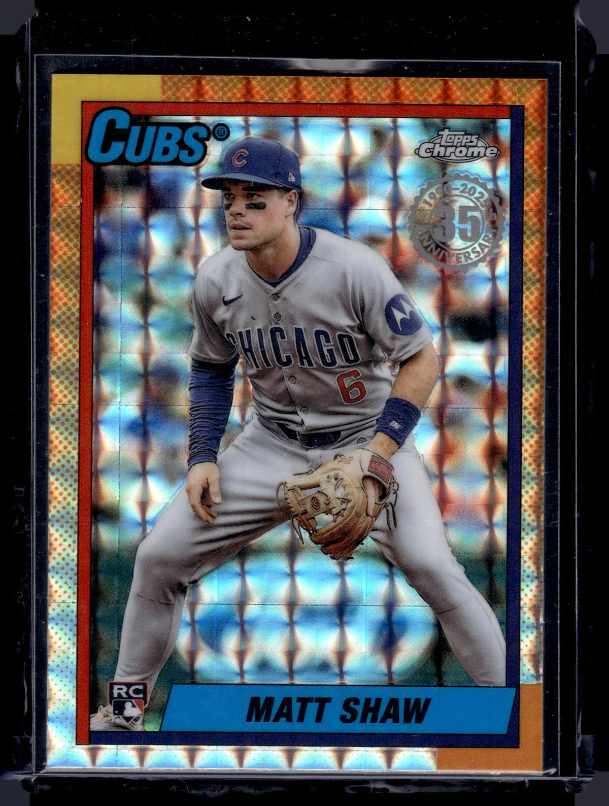HL-P01 2025 Topps Chrome Matt Shaw #90CU-20 Geometric Refractor RC