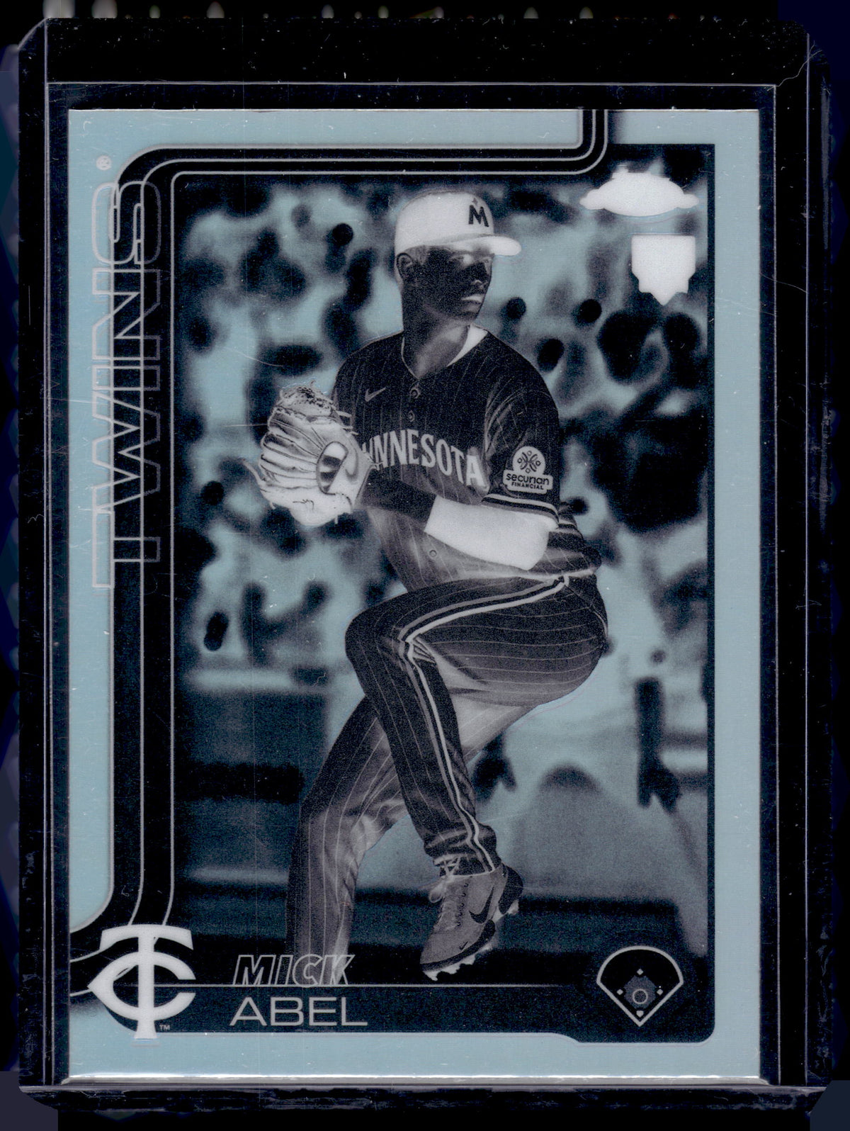 HL-P01 2025 Topps Chrome Update Series Mick Abel #USC49 Negative Refractor