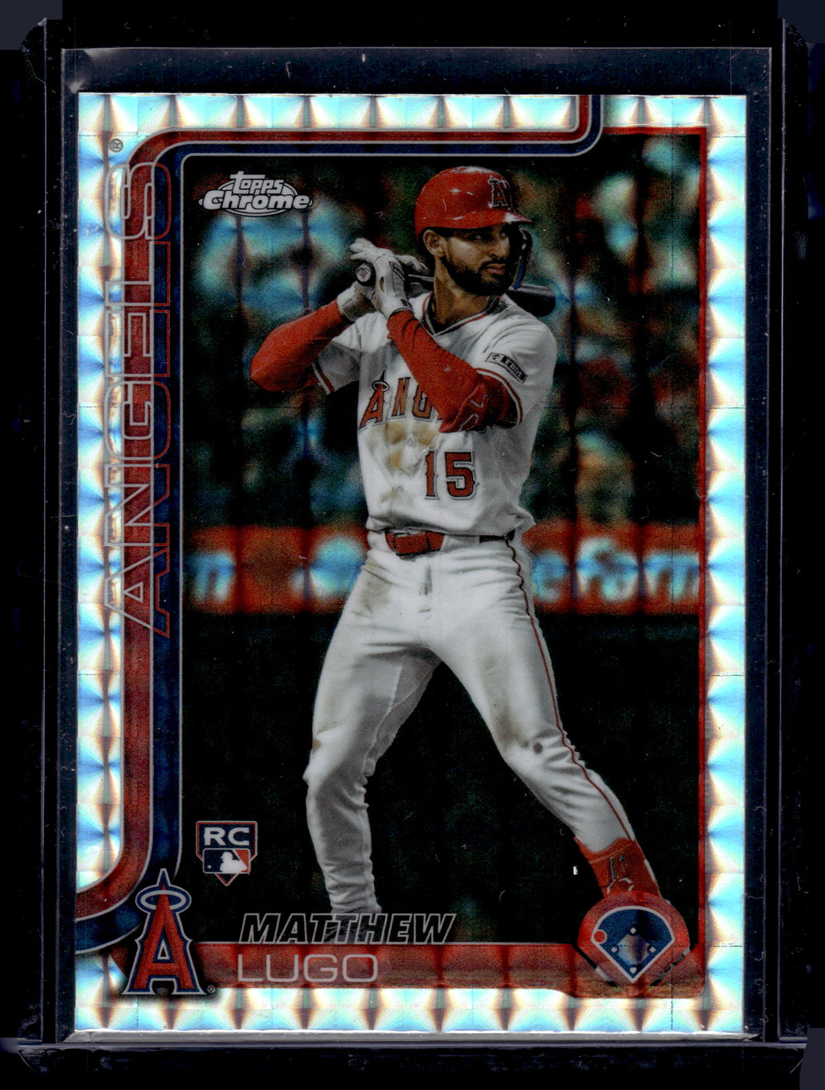 HL-P01 2025 Topps Chrome Update Matthew Lugo #USC166 Geometric Refractor RC