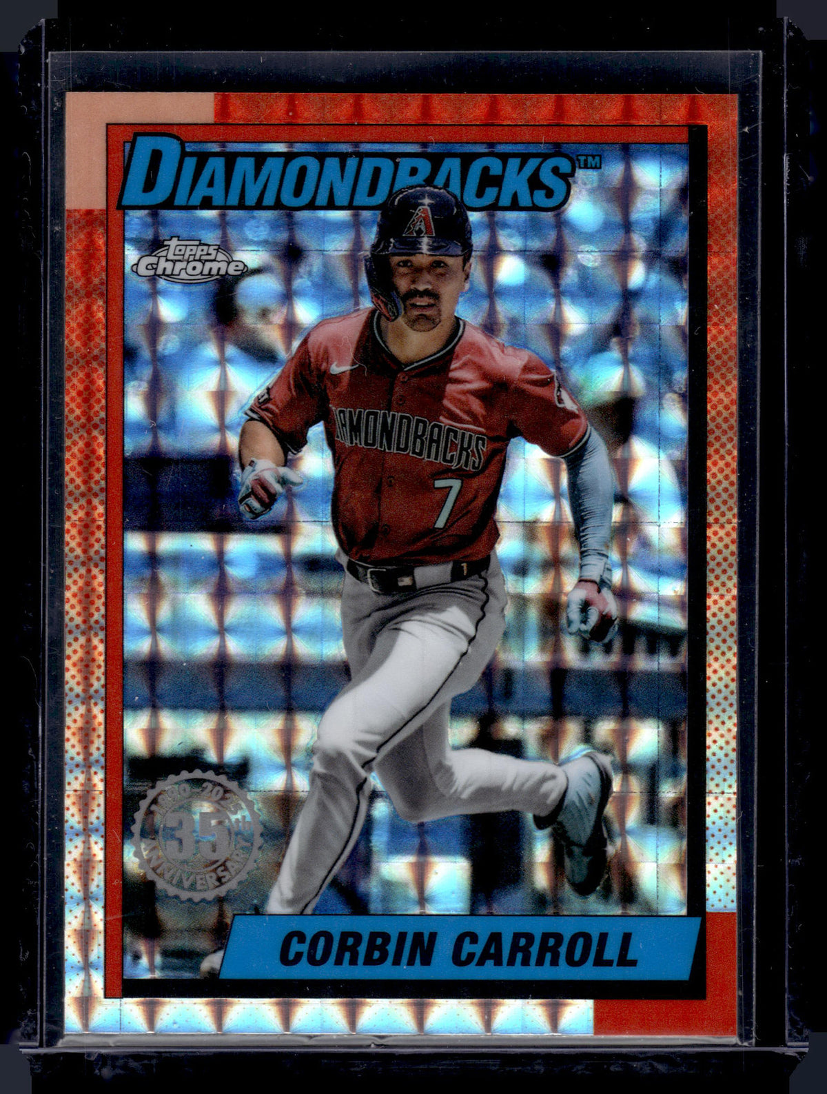 HL-P01 2025 Topps Chrome 1989 Corbin Carroll #90CU-12 Geometric Diamondbacks