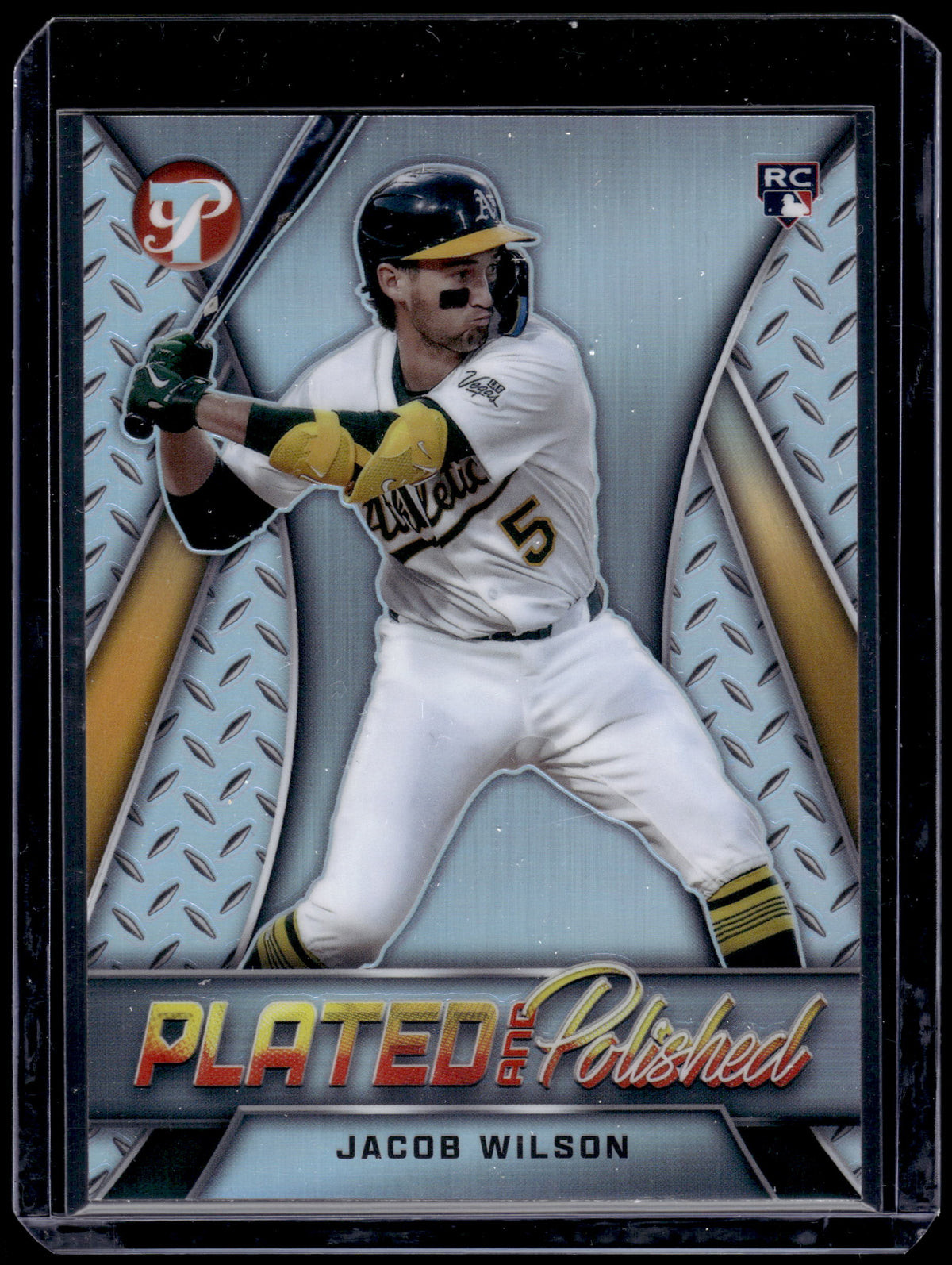 HL-P01 2025 Topps Pristine Plated and Polished Jacob Wilson #PP-25 Refractor RC