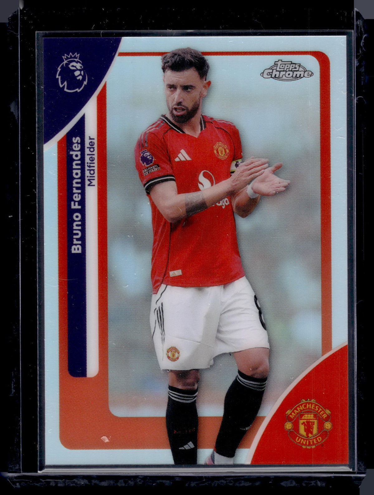 HL-P01 2026 Topps Chrome Bruno Fernandes #135 Refractor Midfielder
