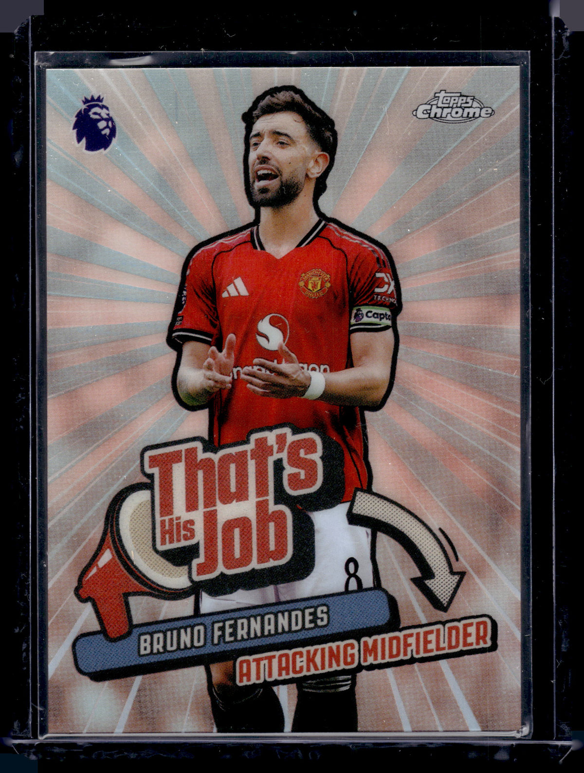 HL-P01 2026 Topps Chrome Bruno Fernandes Thats His Job #THJ-14 Man Utd