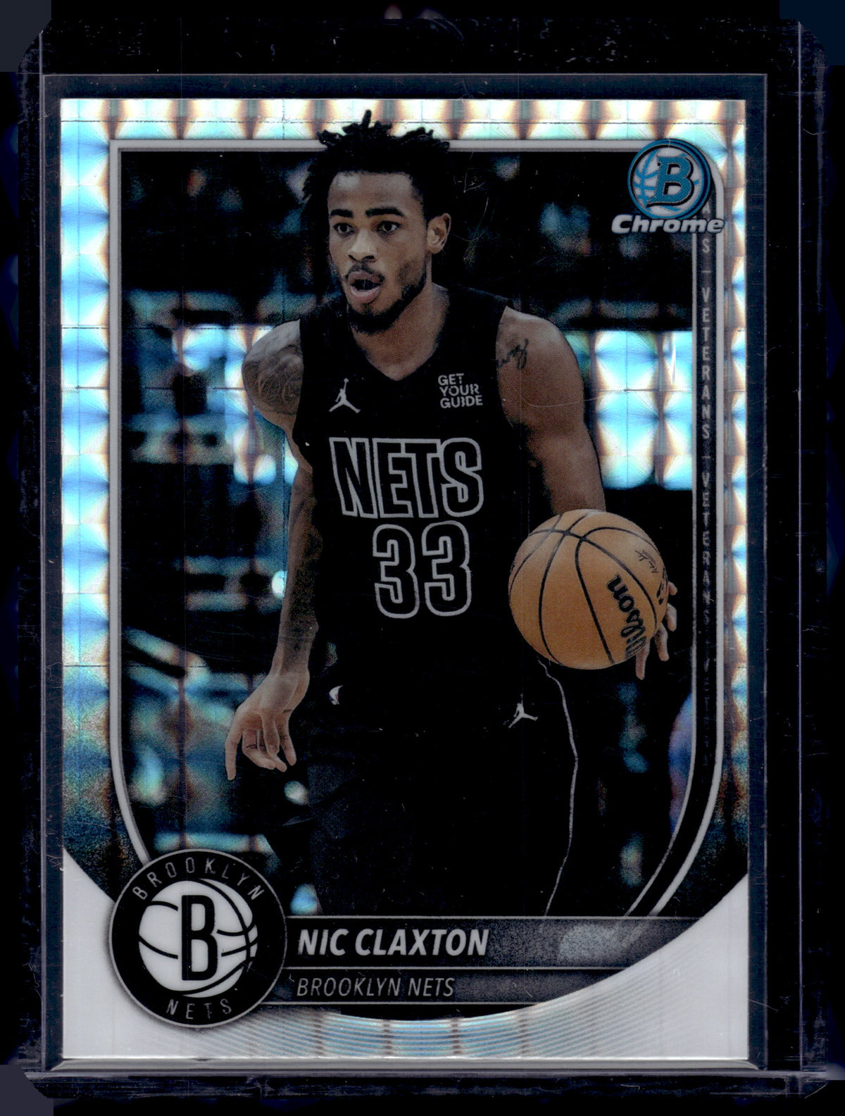 HL-P01 2025 Bowman Chrome University Nic Claxton #BCV-150 Geometric Refractor