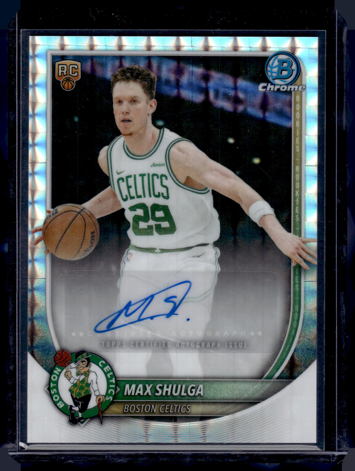 HL-P01 2025 Bowman Chrome Max Shulga #BCA-MS Geometric Refractor Auto RC