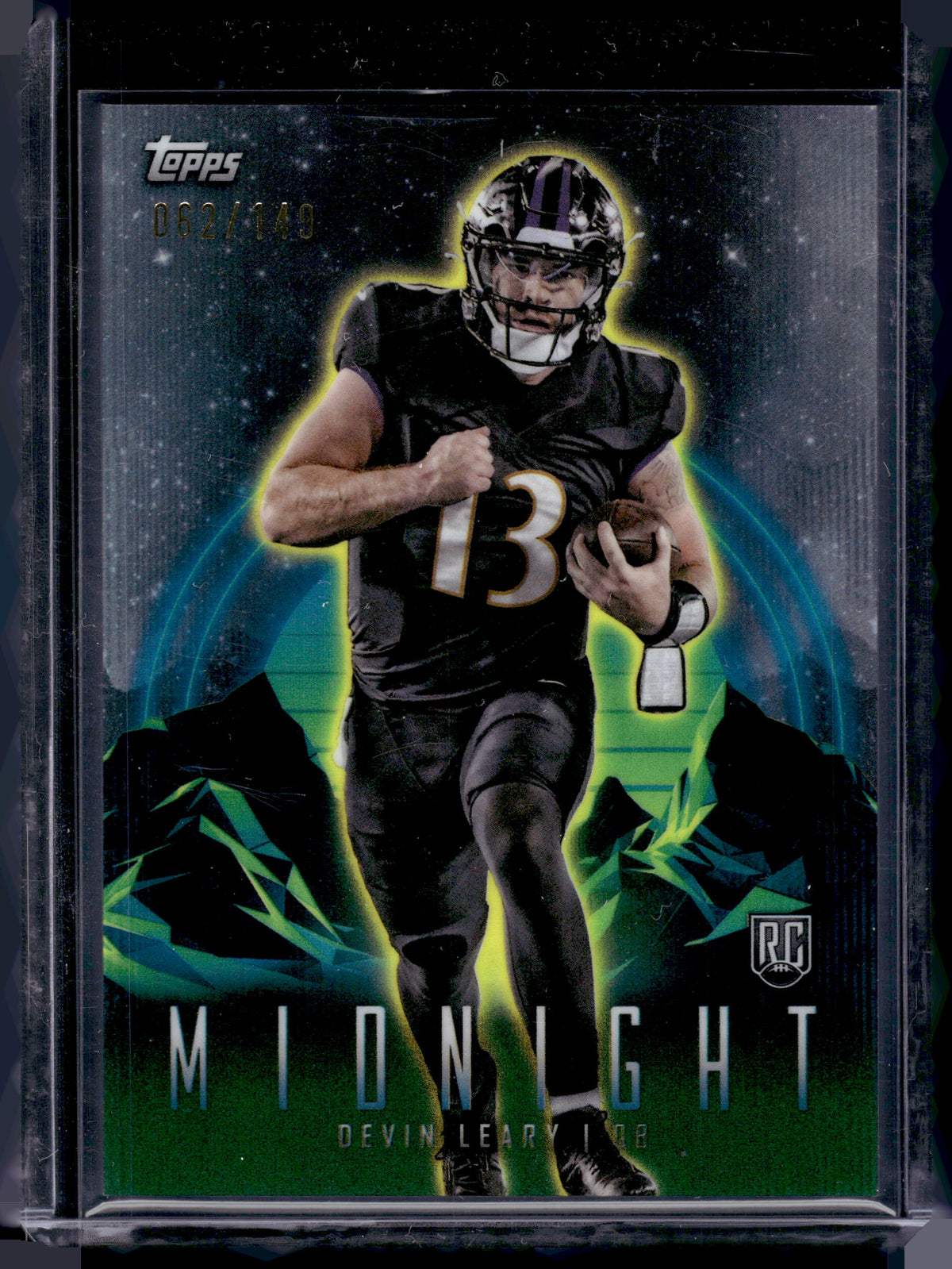 HL-P02 2024 Topps Midnight Devin Leary #8 /149 RC