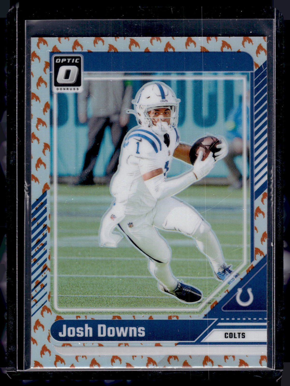 HL-P02 2024 Panini Donruss Optic Football Josh Downs #84 Fire Emoji