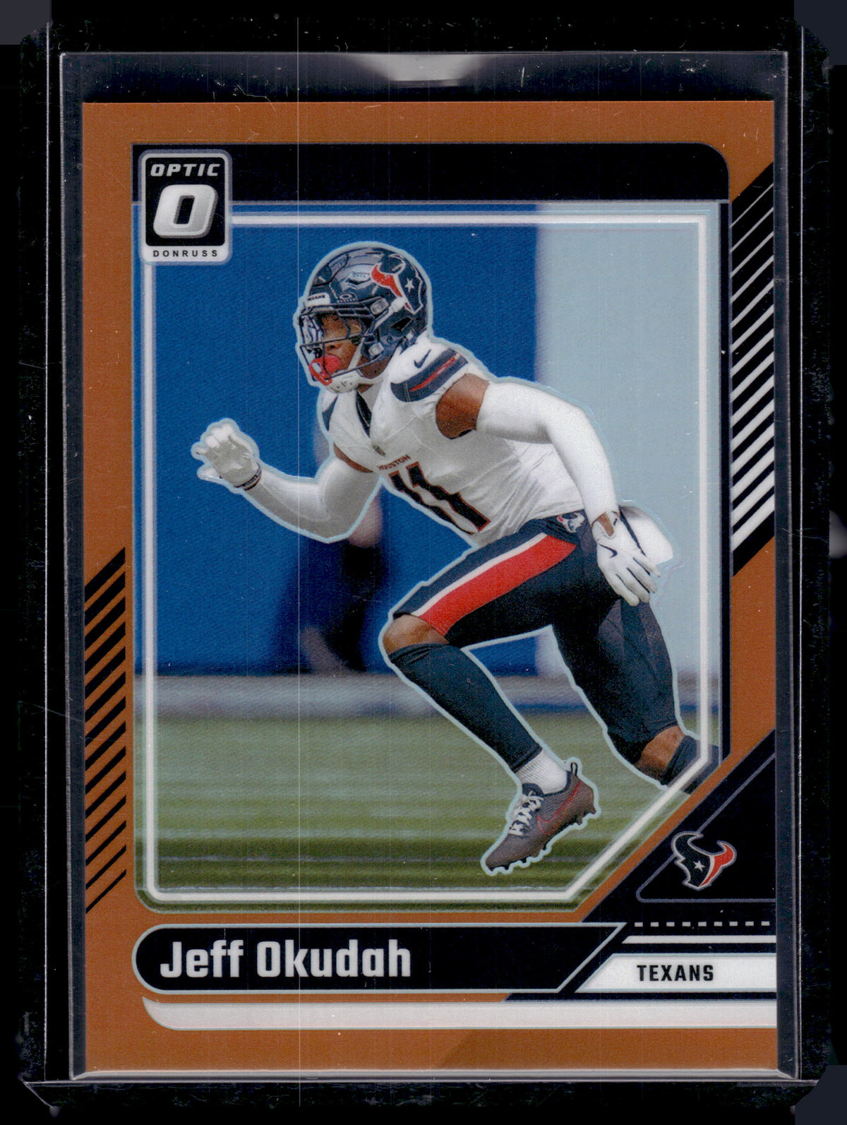 HL-P02 2024 Panini Donruss Optic Jeff Okudah #81 Orange Prizm /249