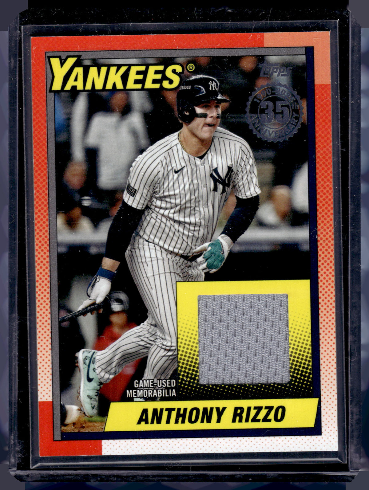 HL-P02 2025 Topps 1990 Topps Baseball Relic Card Anthony Rizzo #90R2-ARI