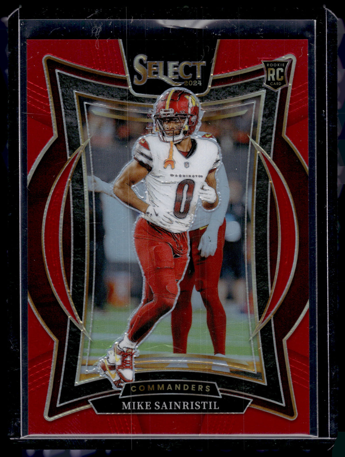 HL-P02 2024 Panini Select Concourse Mike Sainristil #76 Red /99 RC