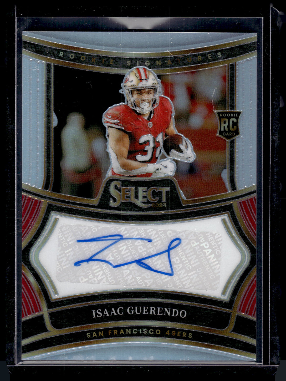 HL-P02 2025 Panini Select Isaac Guerendo #RSP-IGO Silver Prizm /399 Auto RC