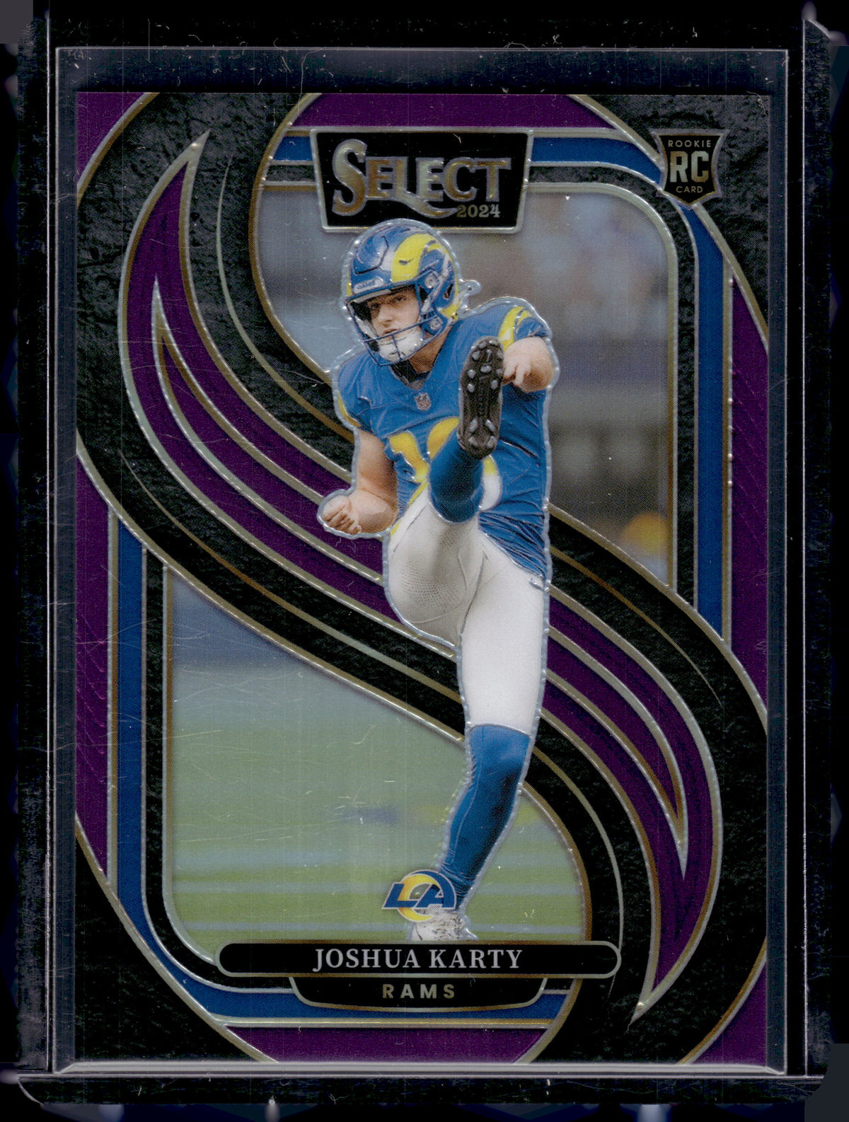 HL-P02 2024 Panini Select Prizm Premier Level Joshua Karty #164 Purple /75 RC