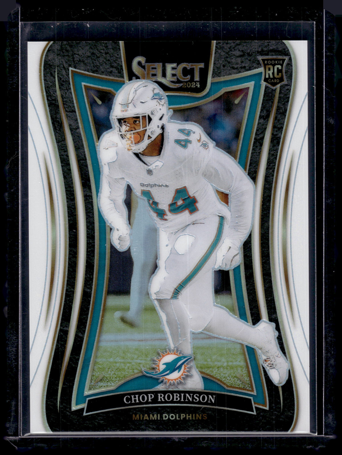 HL-P02 2024 Panini Select Suite Level Chop Robinson #343 White Prizm /35 RC