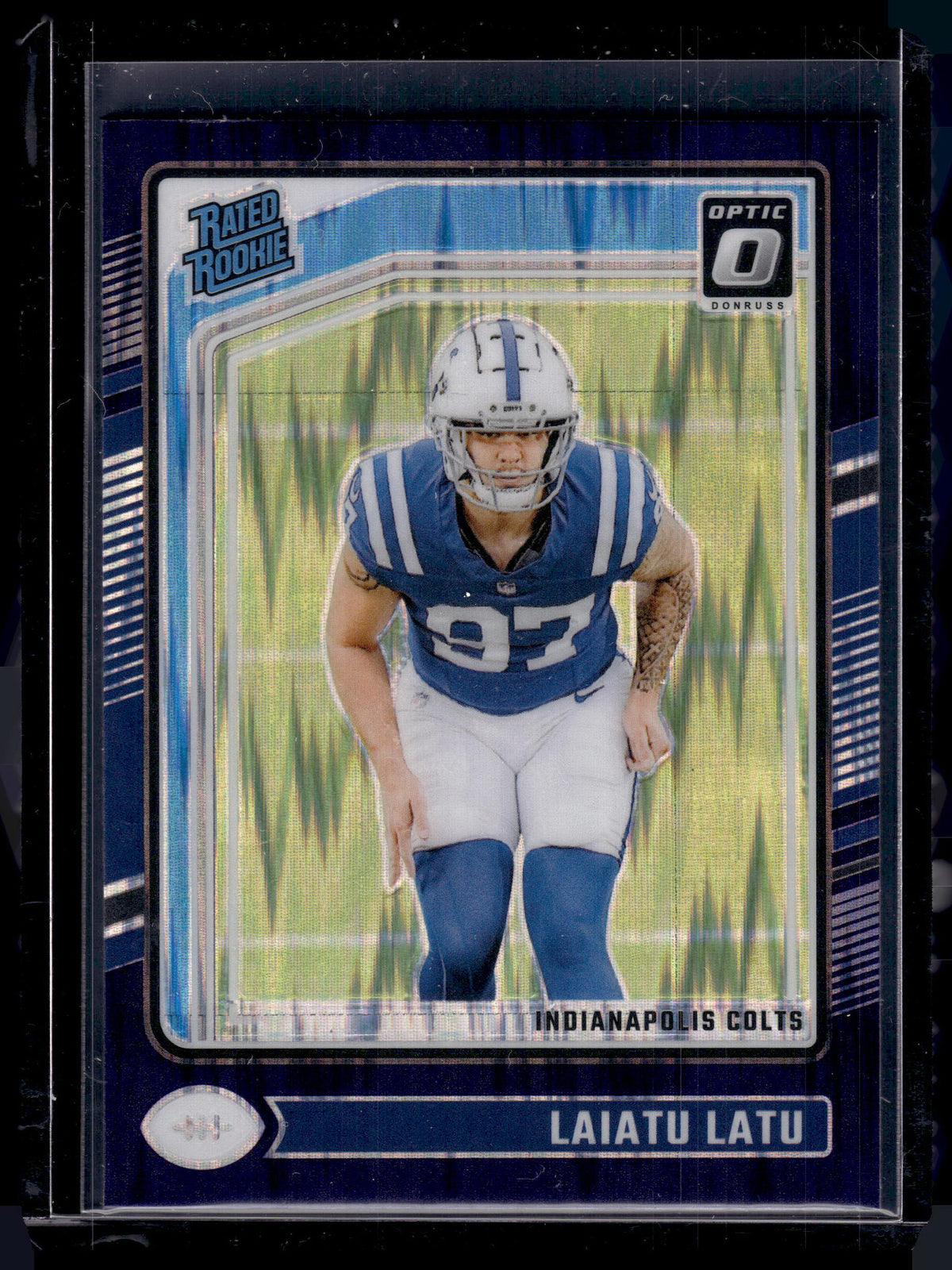 HL-P02 2024 Panini Donruss Optic Prizm Laiatu Latu #267 Purple Shock RR