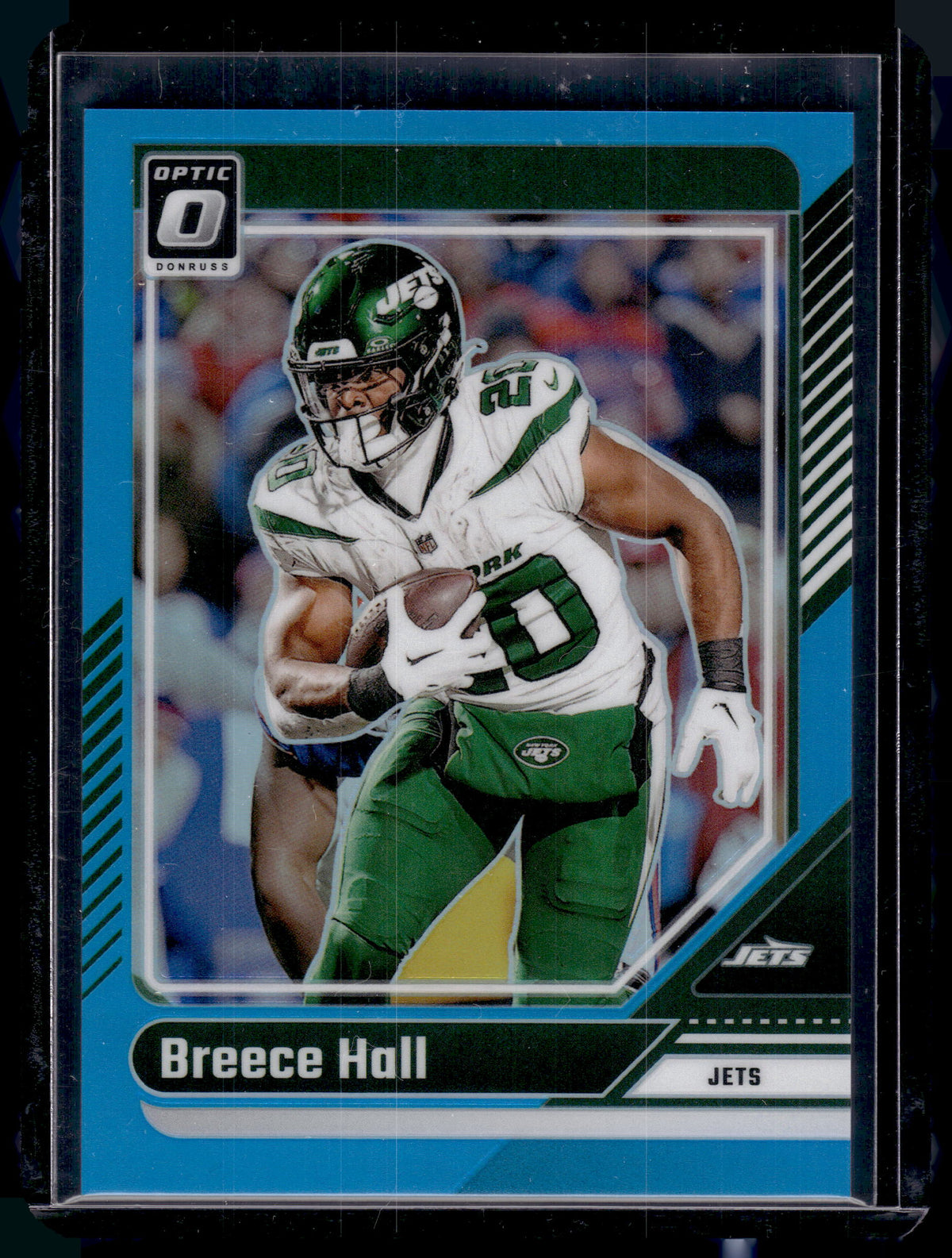 HL-P02 2024 Panini Donruss Optic Breece Hall #156 Aqua /299