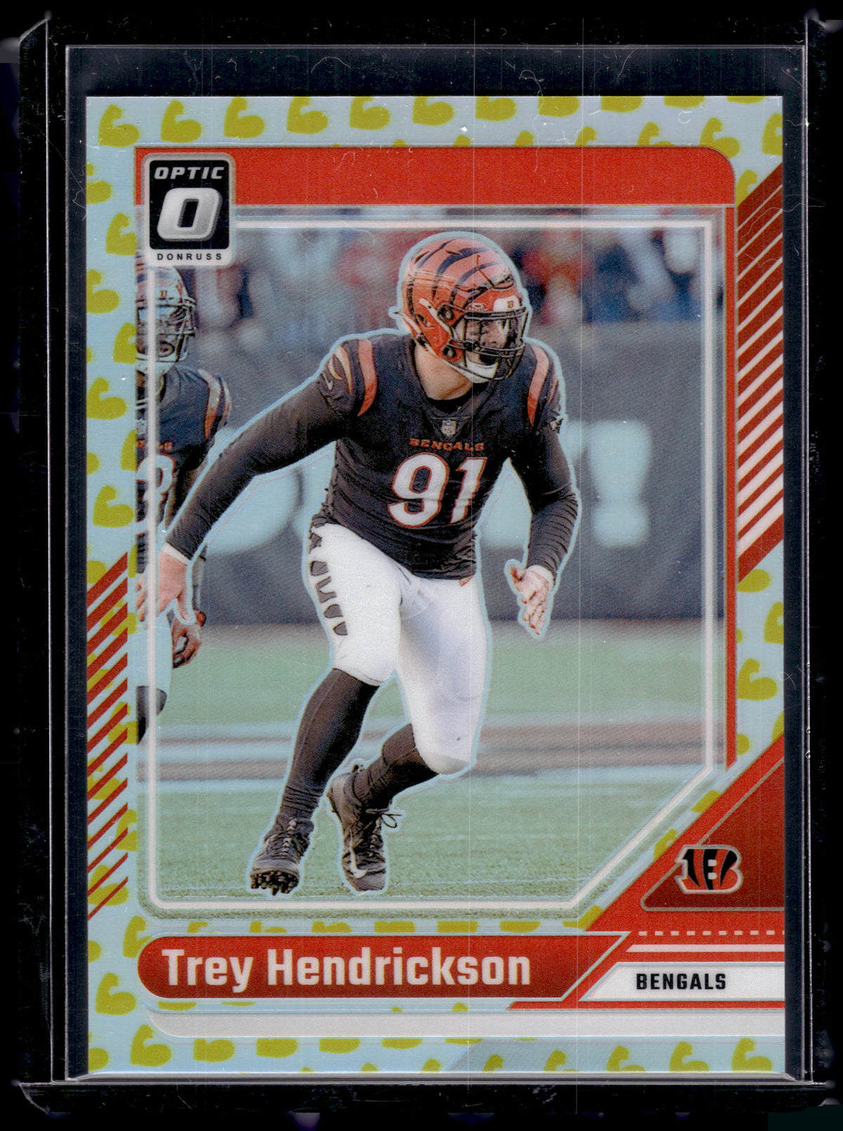 HL-P02 2024 Panini Donruss Optic Football Trey Hendrickson #43 Flex Prizm /149