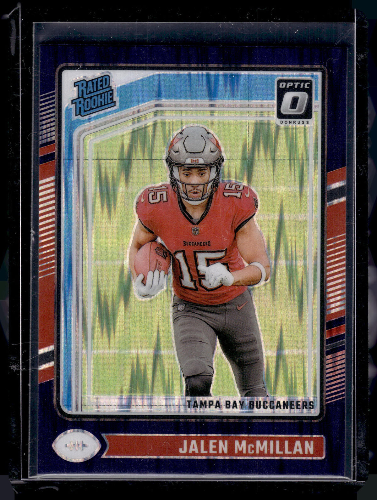 HL-P02 2024 Panini Donruss Optic Prizm Jalen McMillan #239 Purple Shock RR