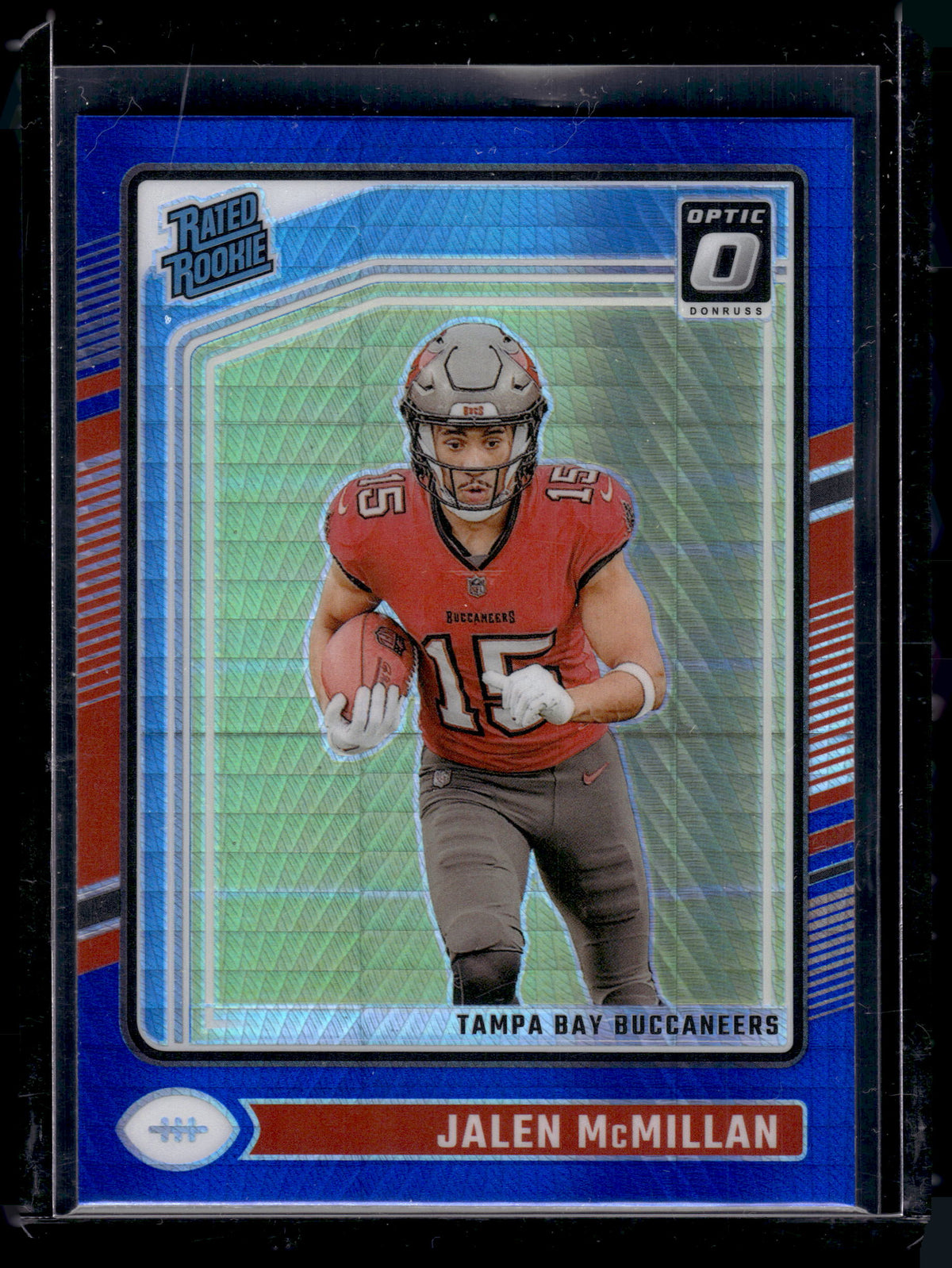 HL-P02 2024 Optic Jalen McMillan Blue Hyper Prizm Rated Rookie #239