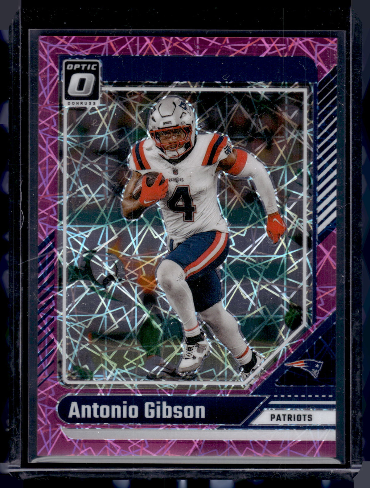 HL-P02 2024 Panini Donruss Optic Football Antonio Gibson #135 Pink Velocity /80