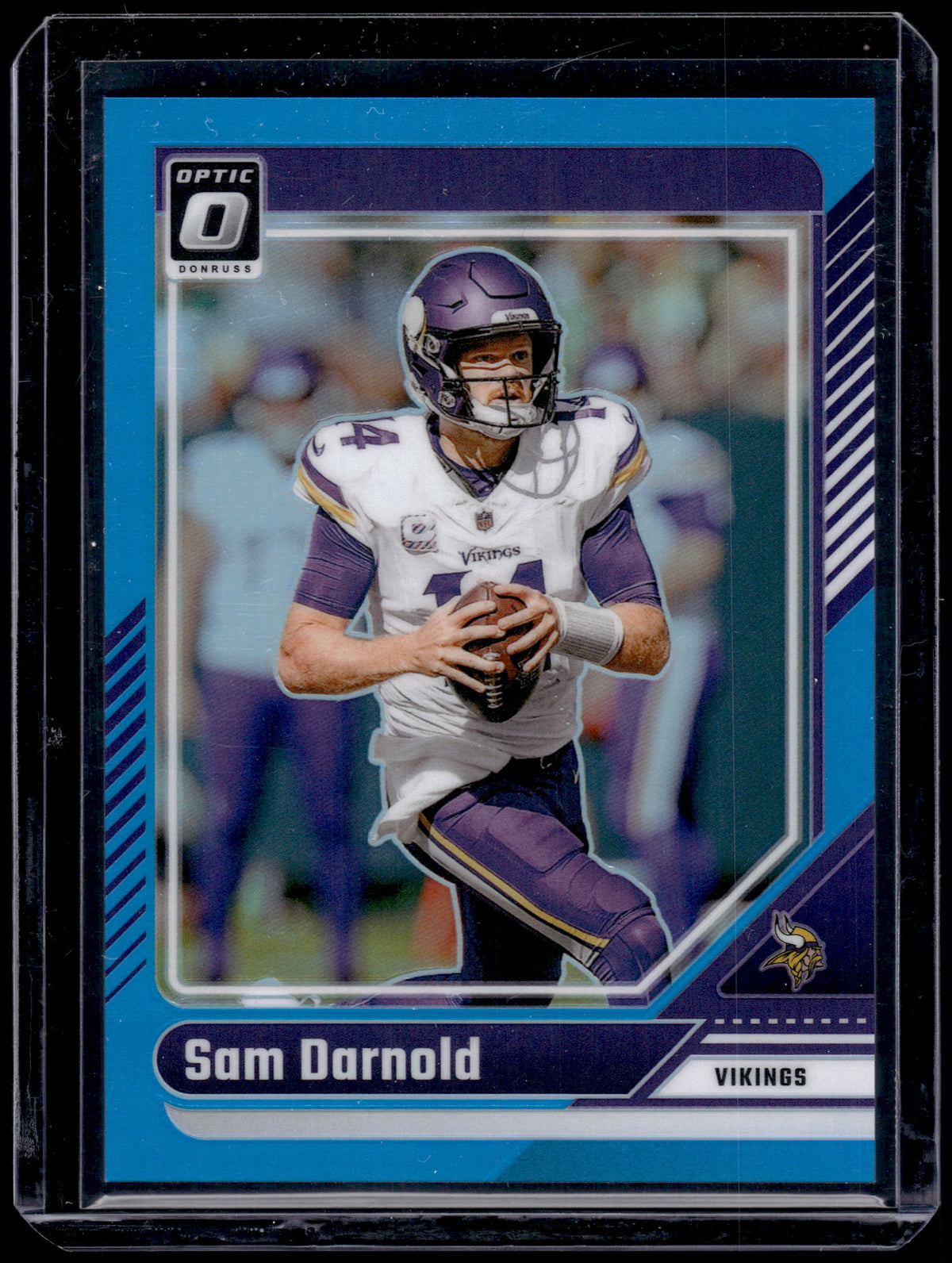 HL-P02 2024 Panini Donruss Optic Football Sam Darnold #127 Aqua Prizm /299