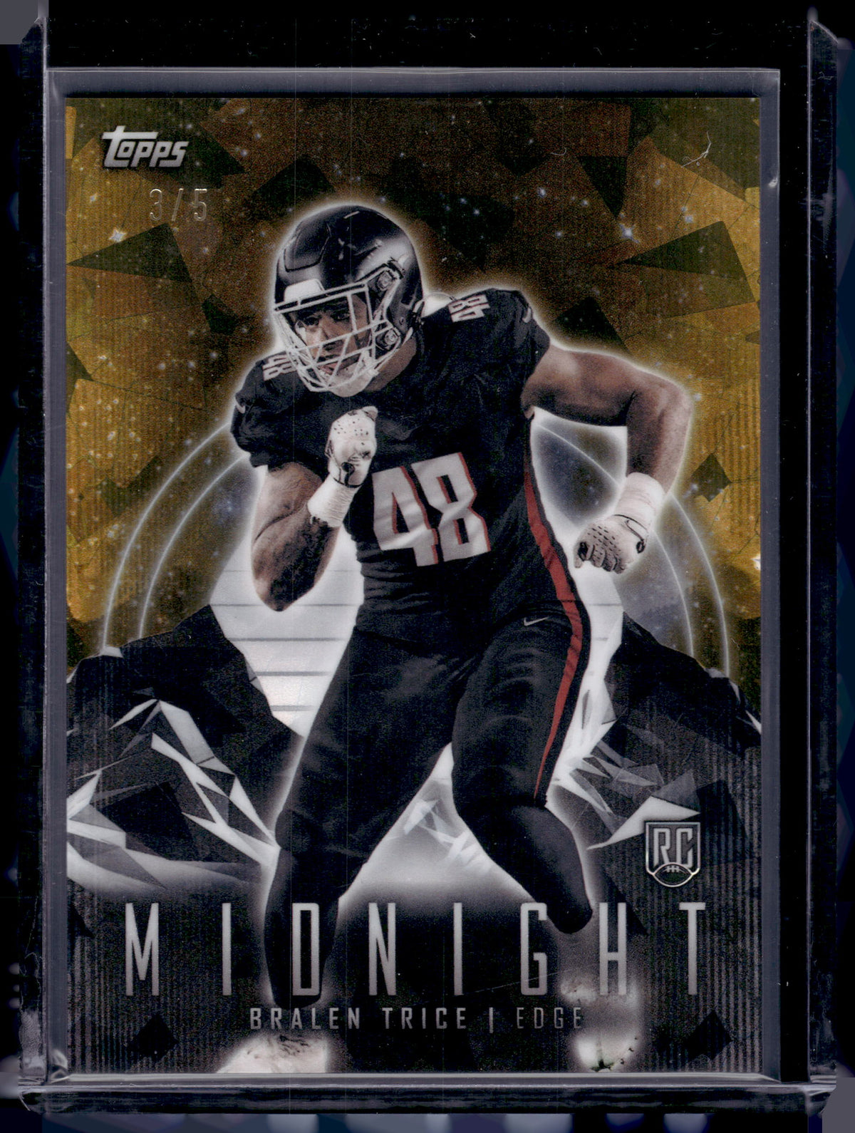 HL-P02 2024 Topps Midnight Bralen Trice #4 Gold /5 RC