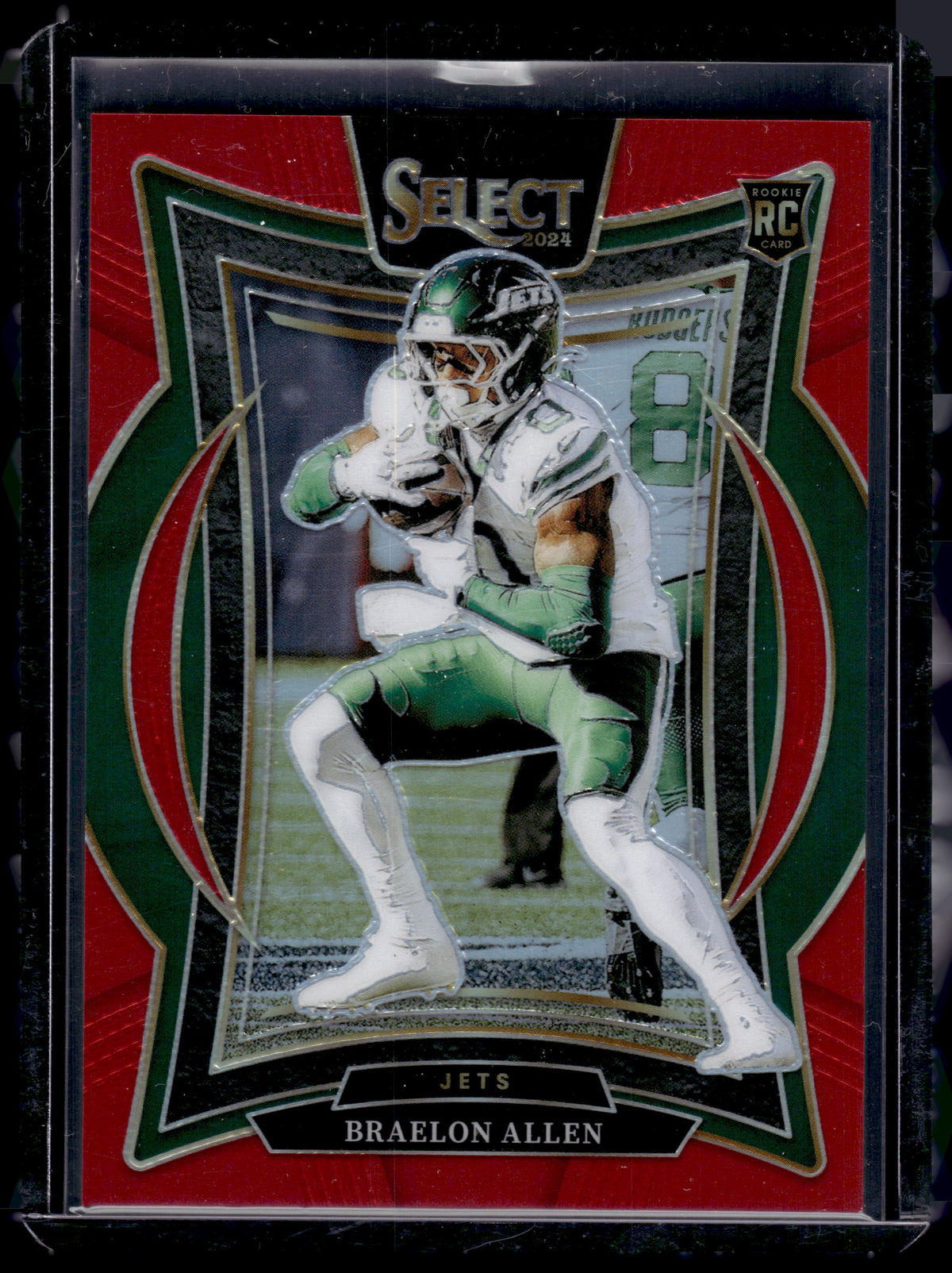 HL-P02 2024 Panini Select Concourse Braelon Allen #10 Red Prizm /99 RC