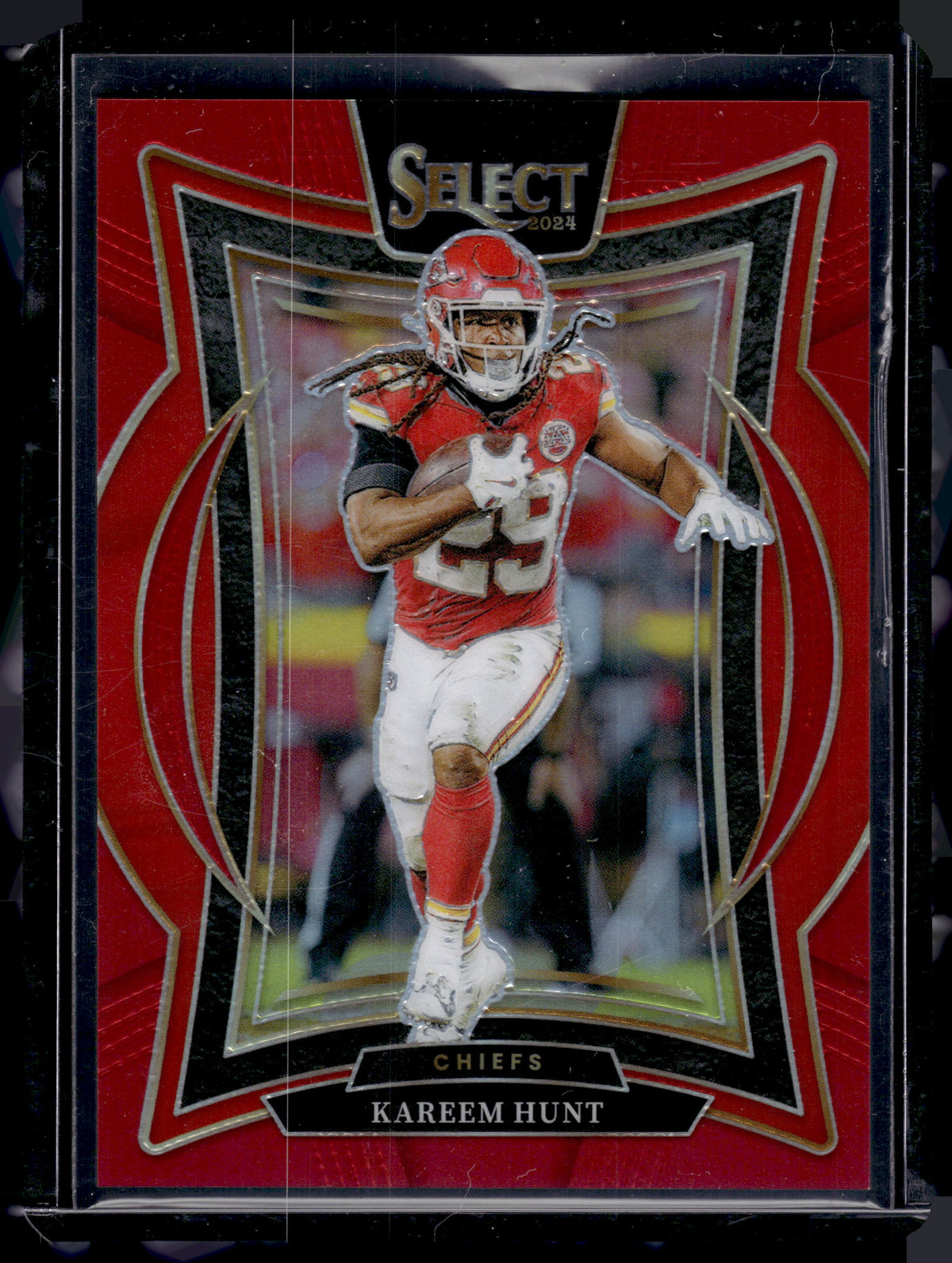 HL-P02 2024 Panini Select Prizm Concourse Kareem Hunt #75 Red /99