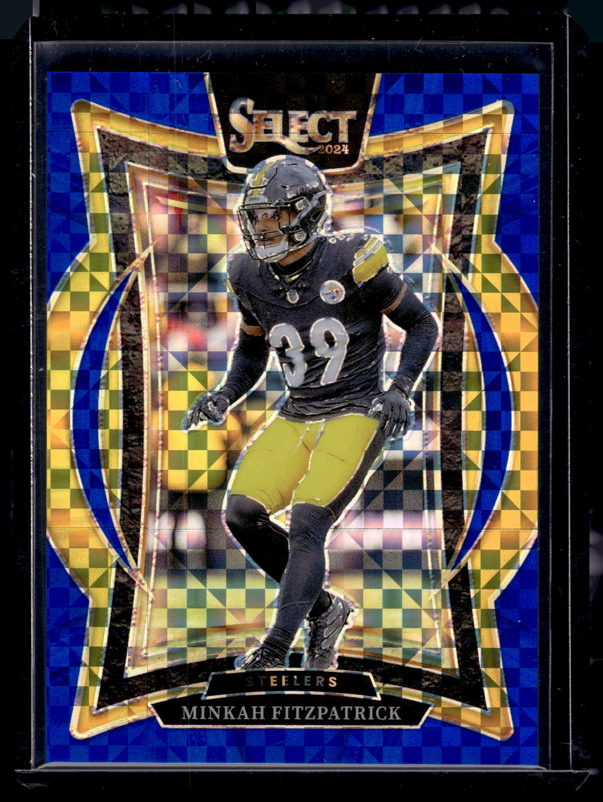 HL-P02 2024 Select Minkah Fitzpatrick Blue Checkerboard Prizm /249 #84