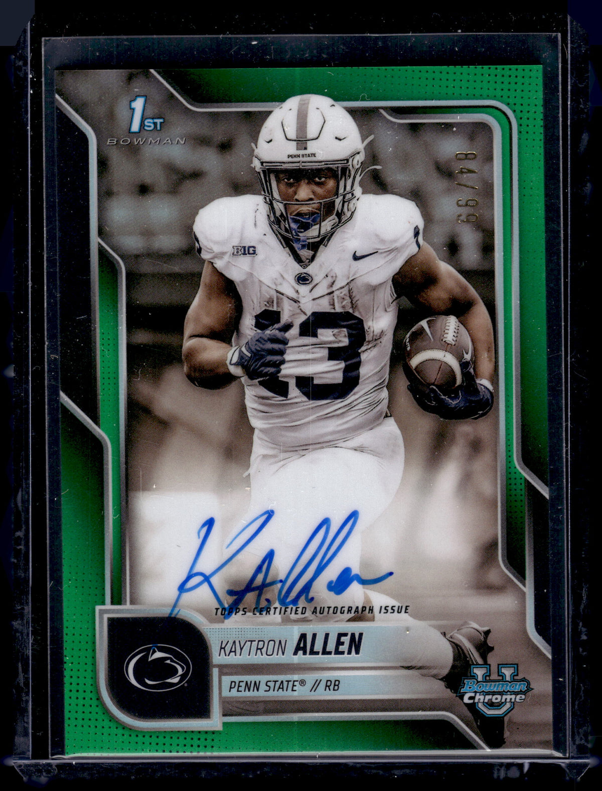 HL-P02 2025 Bowman Chrome U Kaytron Allen #BCA-KA Green Refractor /99 Auto
