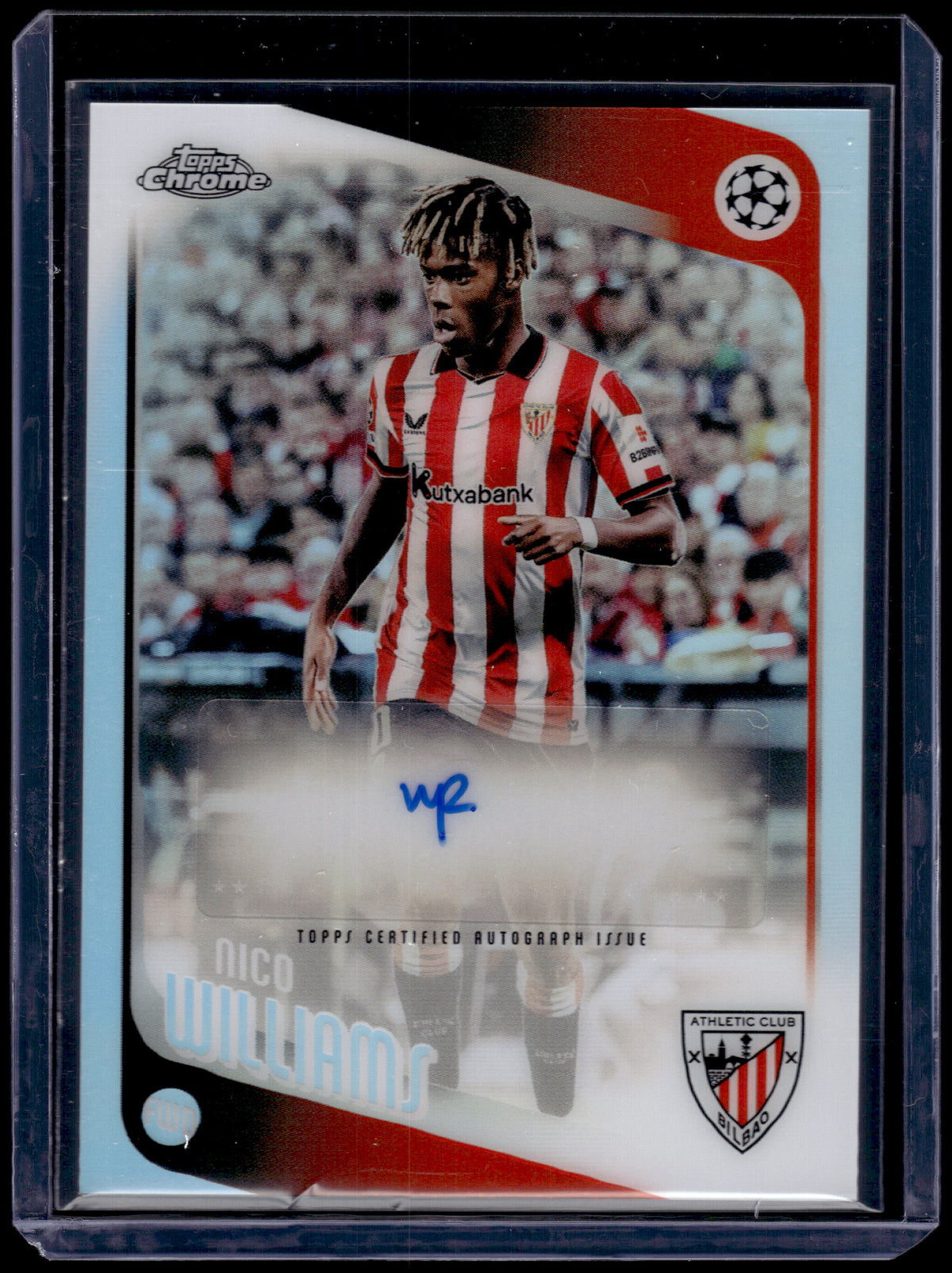 HL-INV 2026 Topps Chrome UEFA Club Competitions Nico Williams #CA-NI Refractor