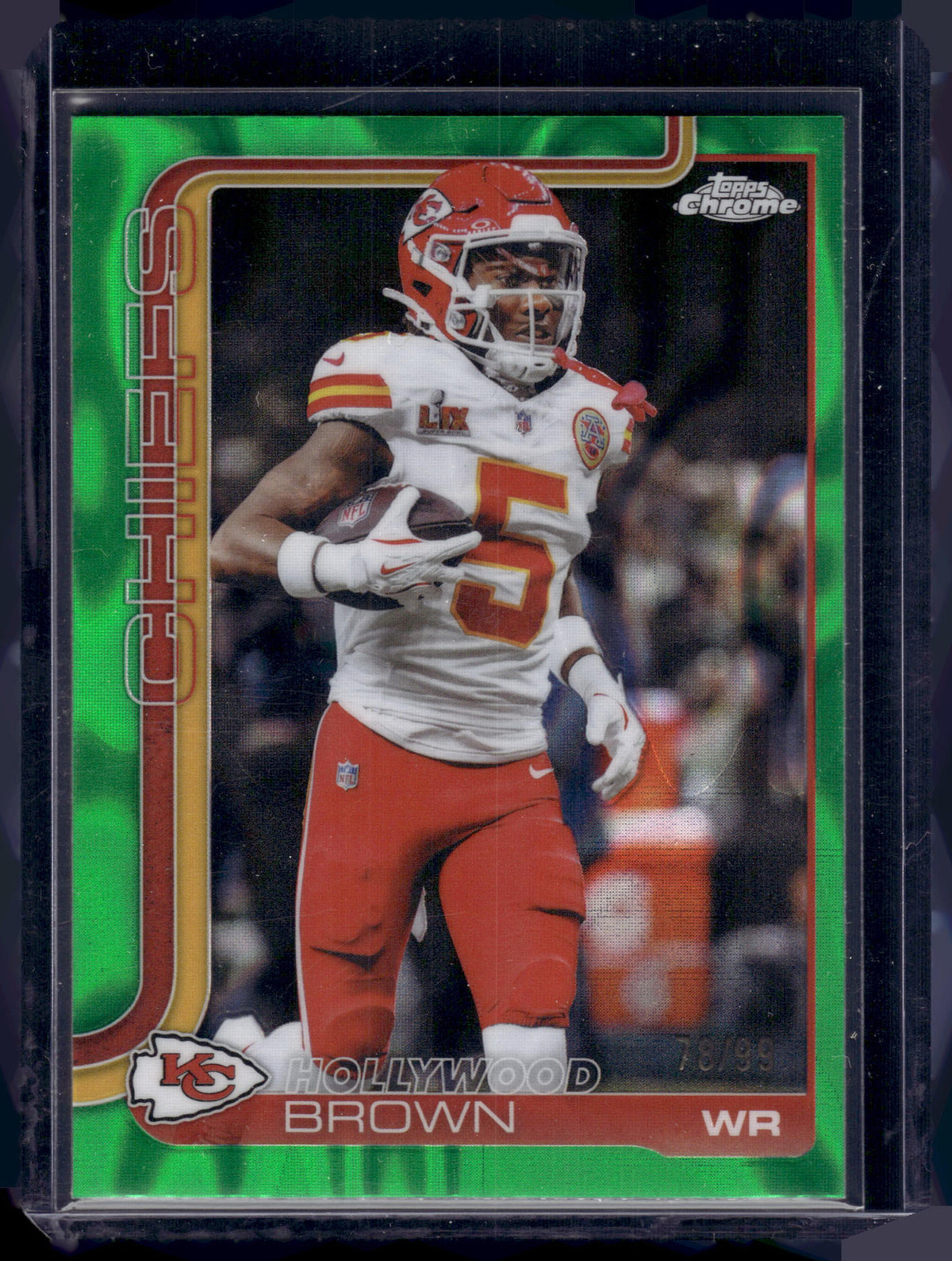 HL-INV 2025 Topps Chrome Hollywood Brown #146 Green Lava Refractor /99
