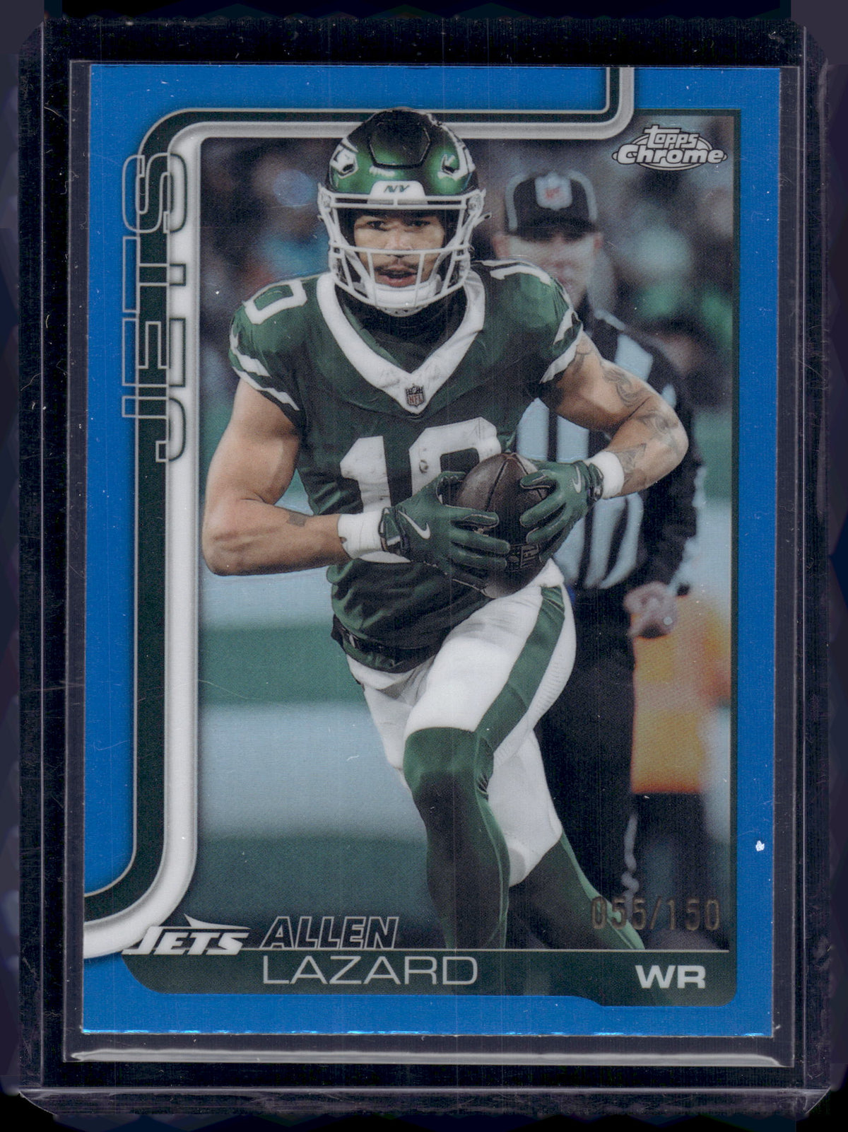 HL-INV 2025 Topps Chrome Allen Lazard #236 Blue Refractor /150