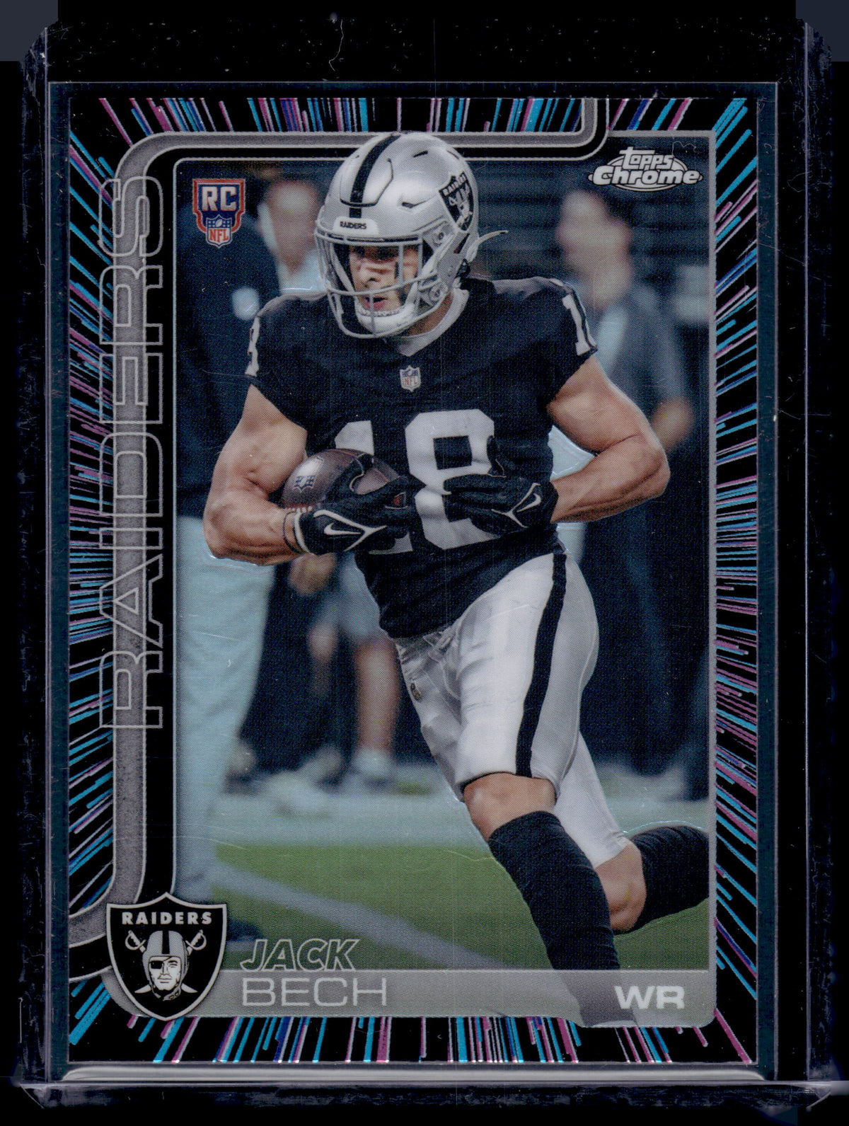 HL-INV 2025 Topps Chrome Jack Bech #388 Neon Pulse Refractor RC