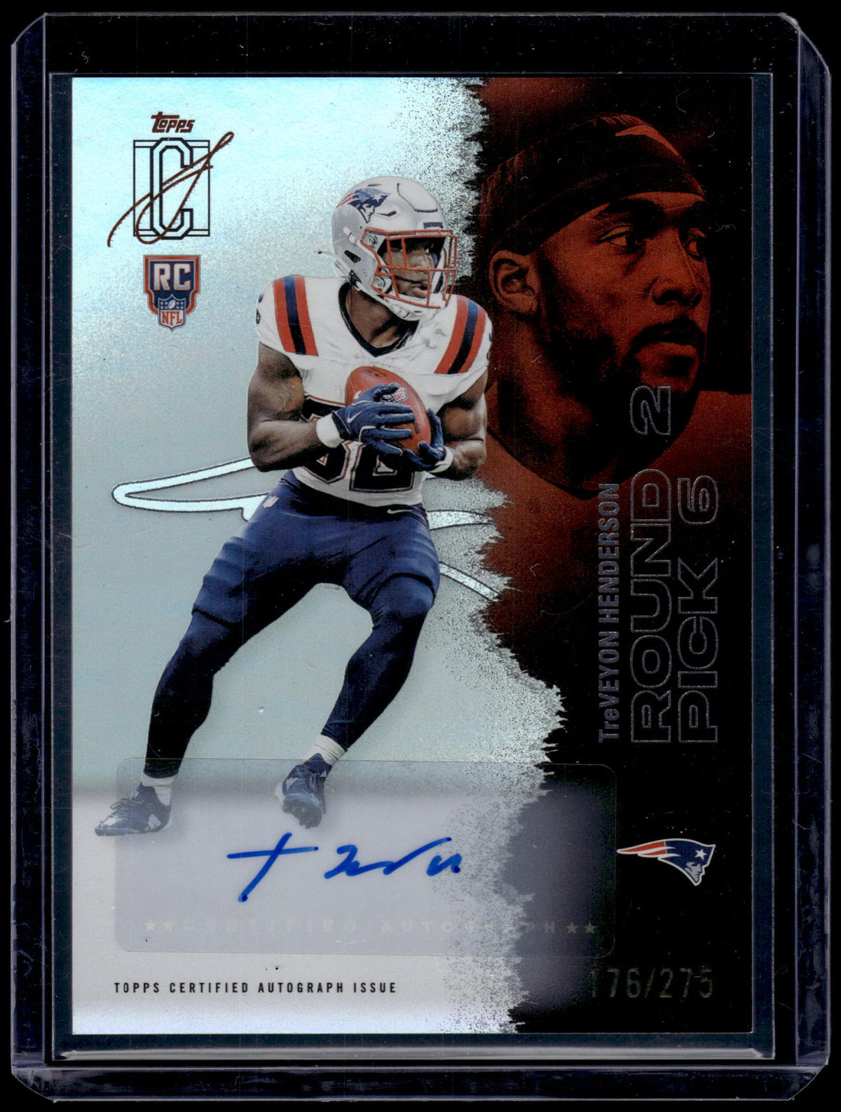 HL-INV 2025 Topps Signature Class TreVeyon Henderson #117 /275 Auto RC