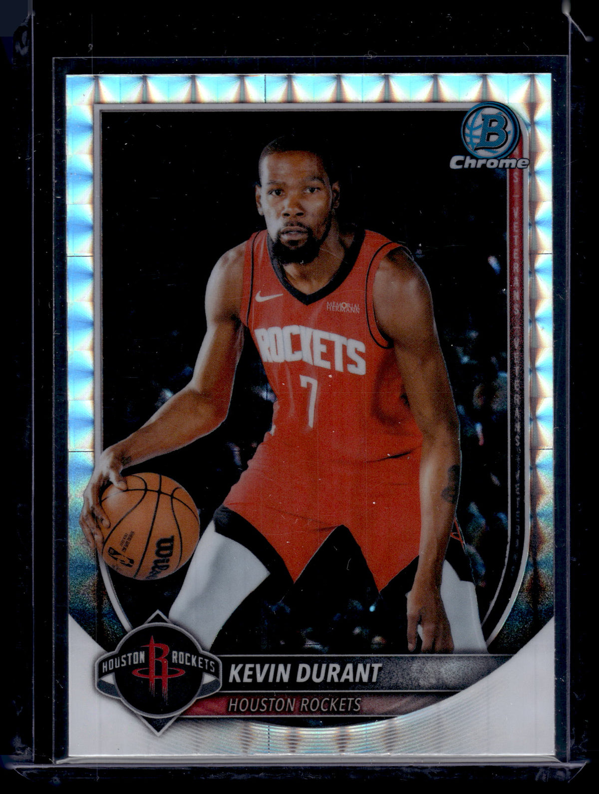 HL-INV 2025 Topps Bowman Chrome Kevin Durant #BCV-125 Geometric Refractor