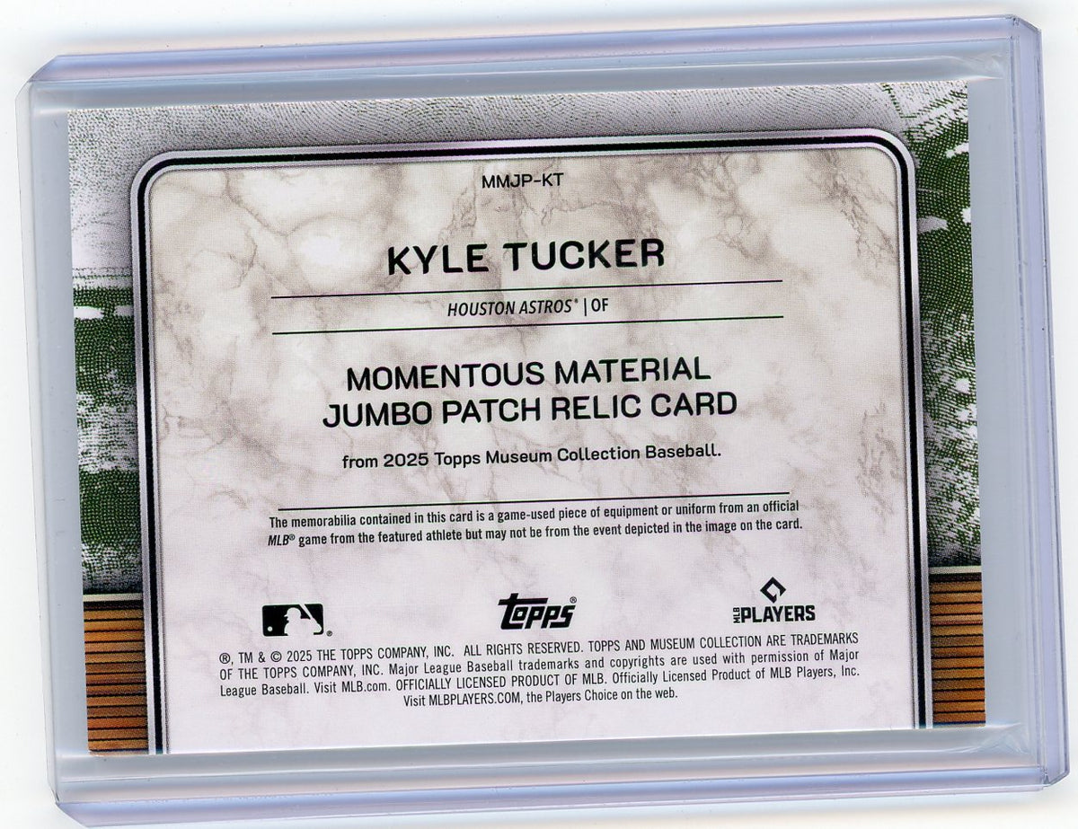 HL-P01 2025 Museum Kyle Tucker Momentous Material Jumbo Patch /15 #MMJP-KT
