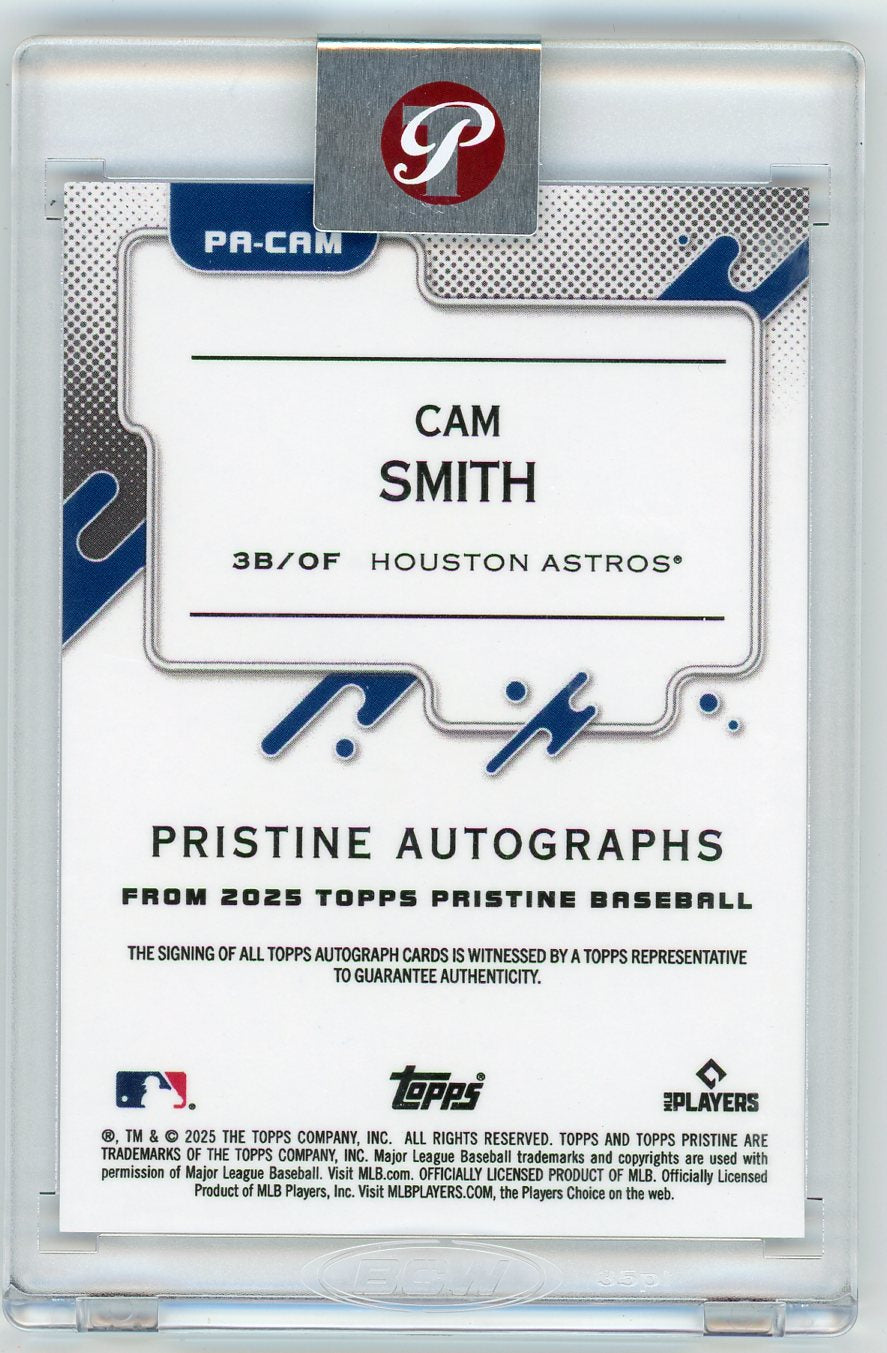 HL-P01 2025 Topps Pristine Cam Smith #PA-CAM Purple /99 Auto RC