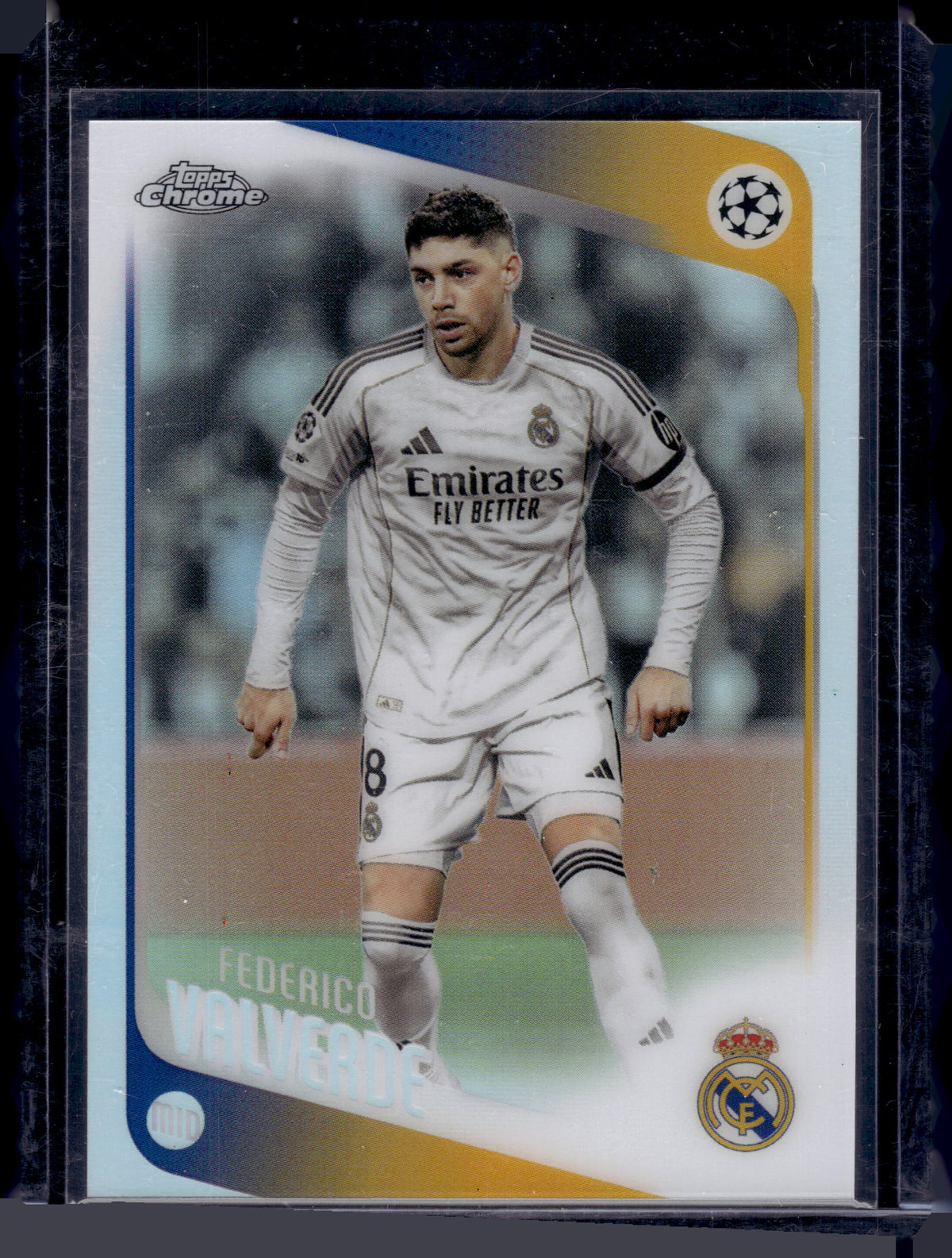 HL-P01 2026 Topps Chrome UEFA Champions League Federico Valverde #65 Refractor