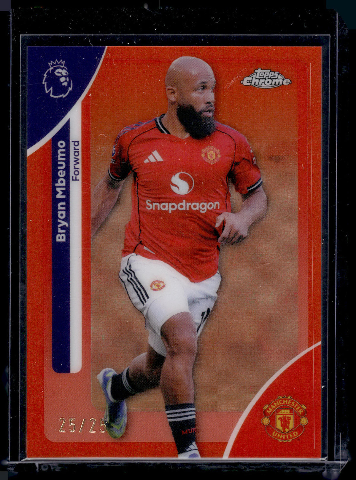 HL-P01 2025-26 Topps Chrome Premier League Bryan Mbeumo #131 Orange /25