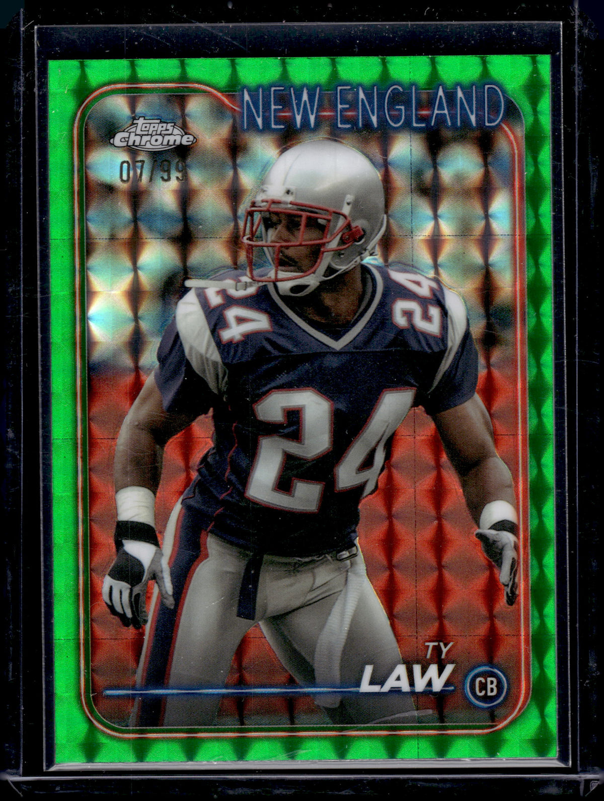 HL-P05 2024 Topps Chrome Ty Law #123 Green Geometric /99