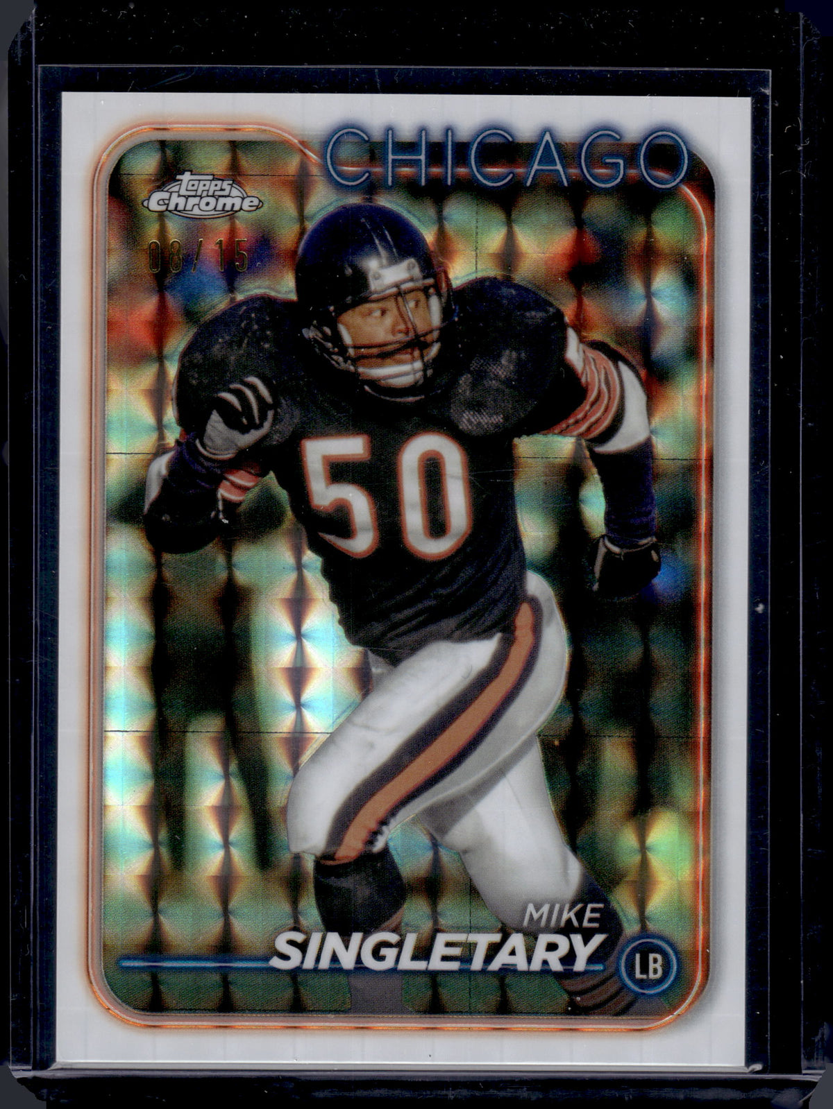 HL-P05 2024 Topps Chrome Mike Singletary #20 White Geometric /15