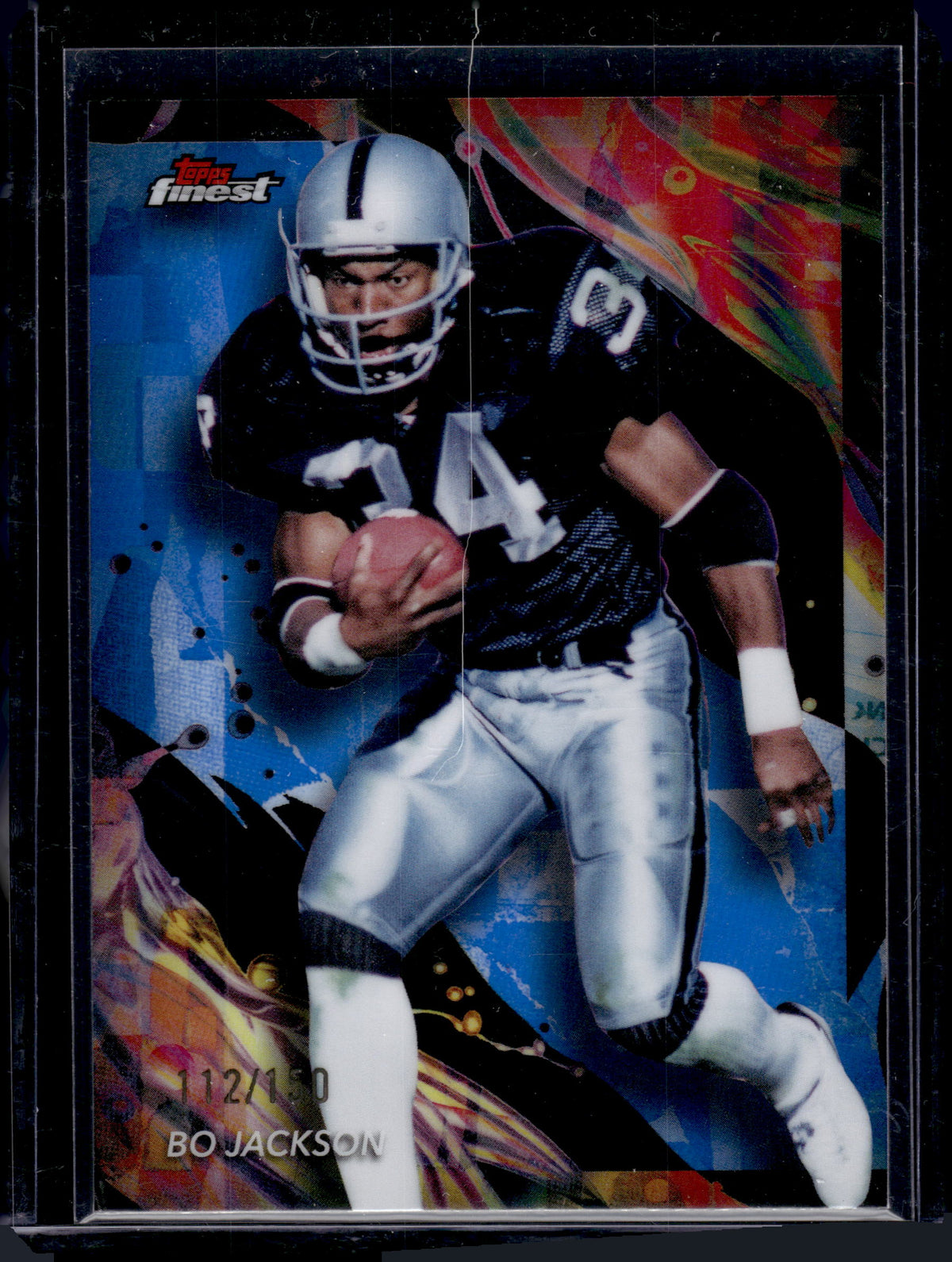 HL-P05 2024 Topps Finest Bo Jackson #142 Blue Refractor /150