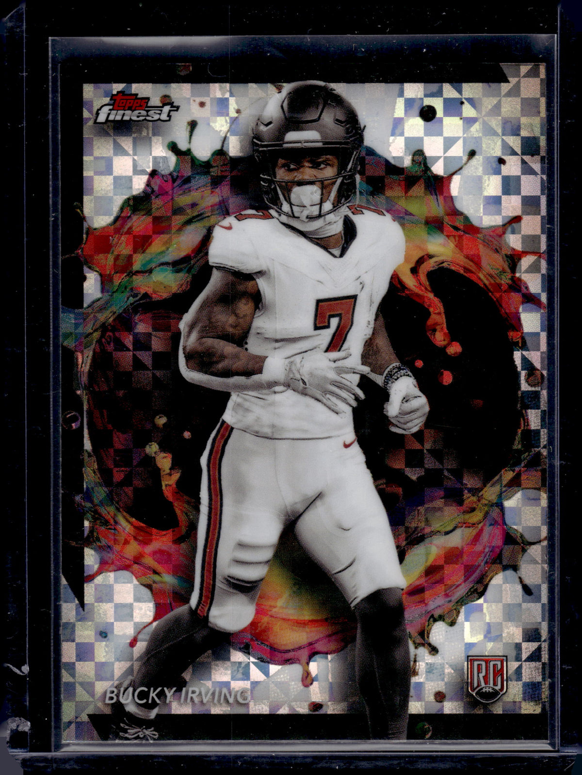 HL-P05 2024 Topps Finest Bucky Irving #293 Checkerboard RC